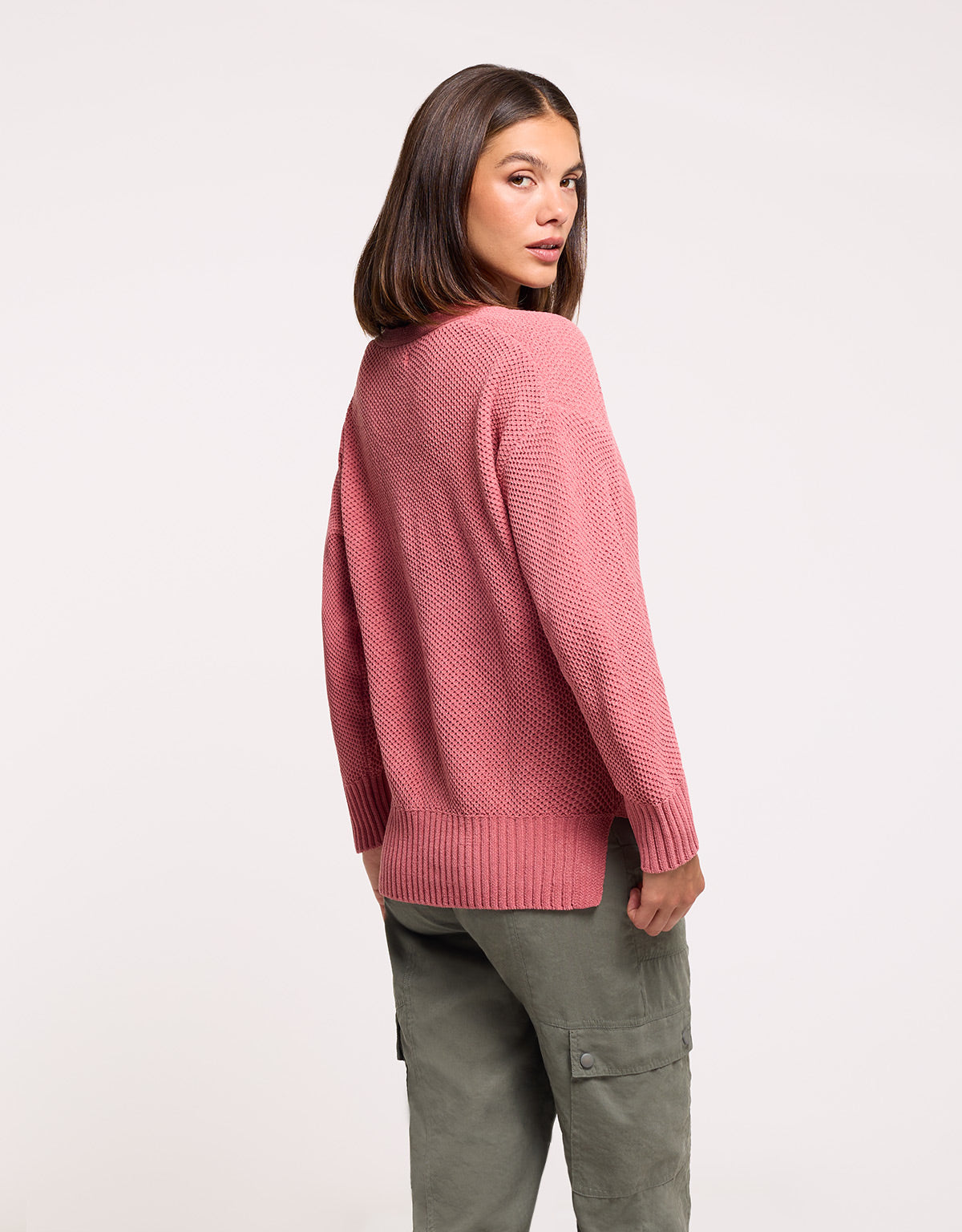 Jersey Manga Larga Rosa - Dover