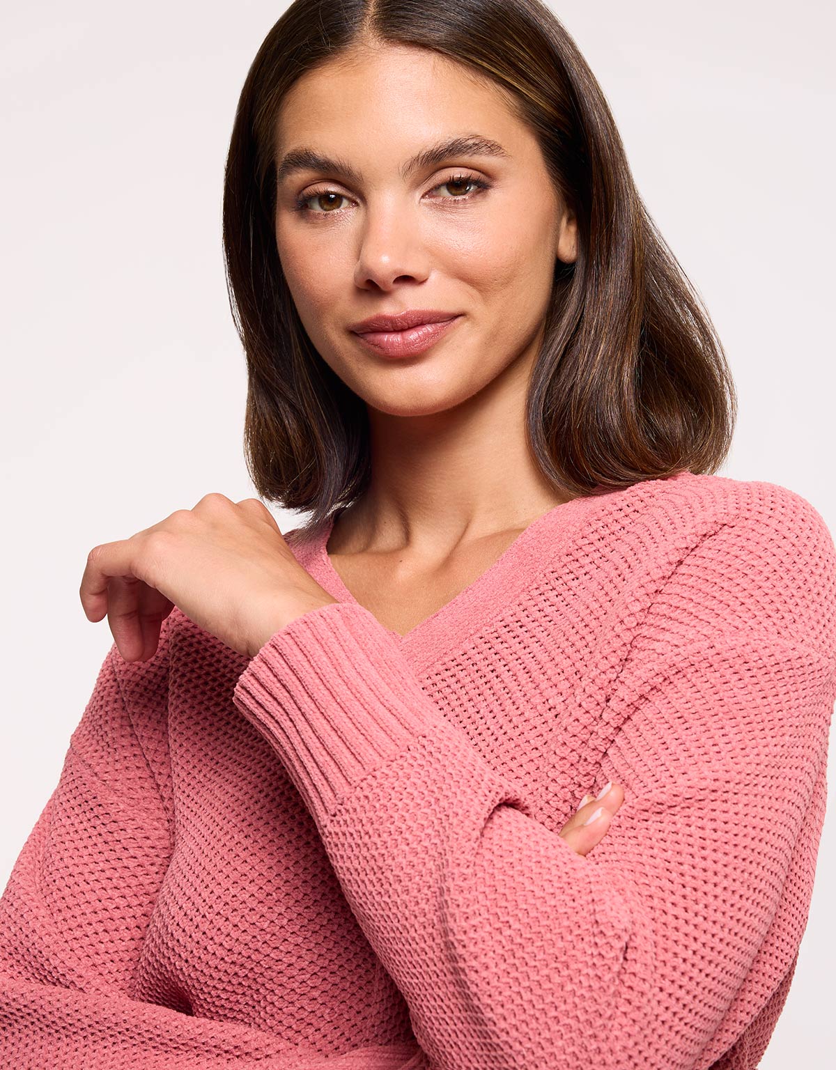 Jersey Manga Larga Rosa - Dover
