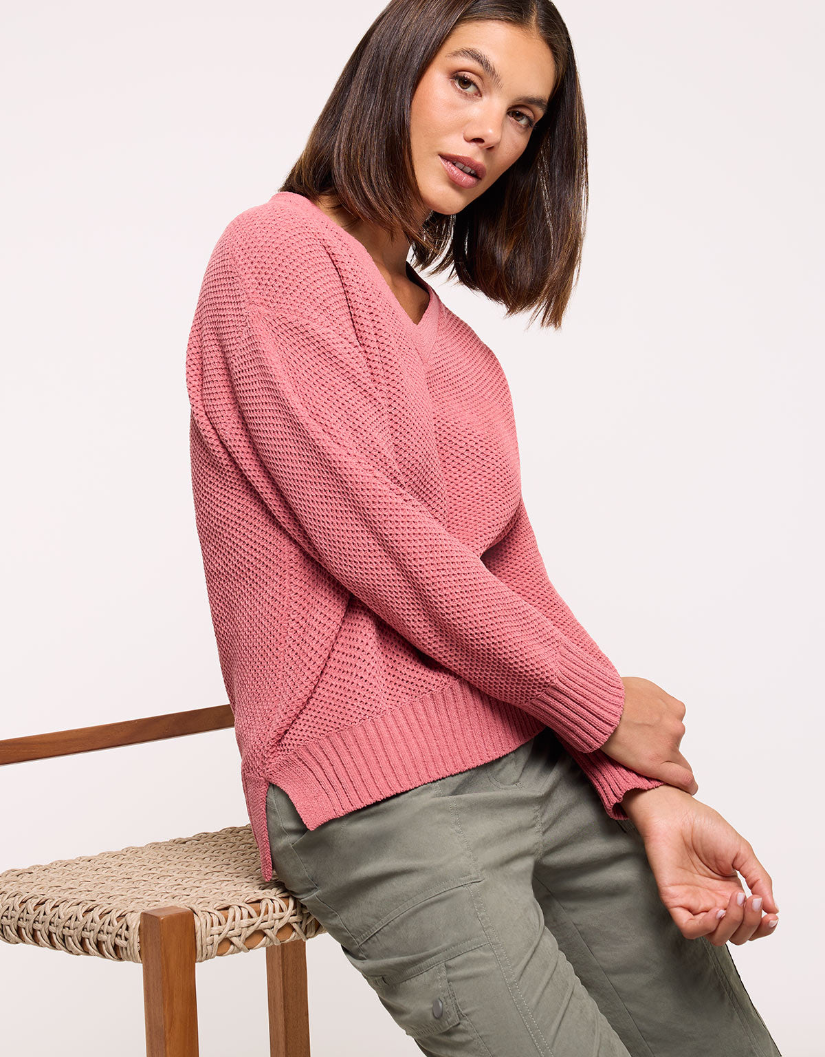 Jersey Manga Larga Rosa - Dover