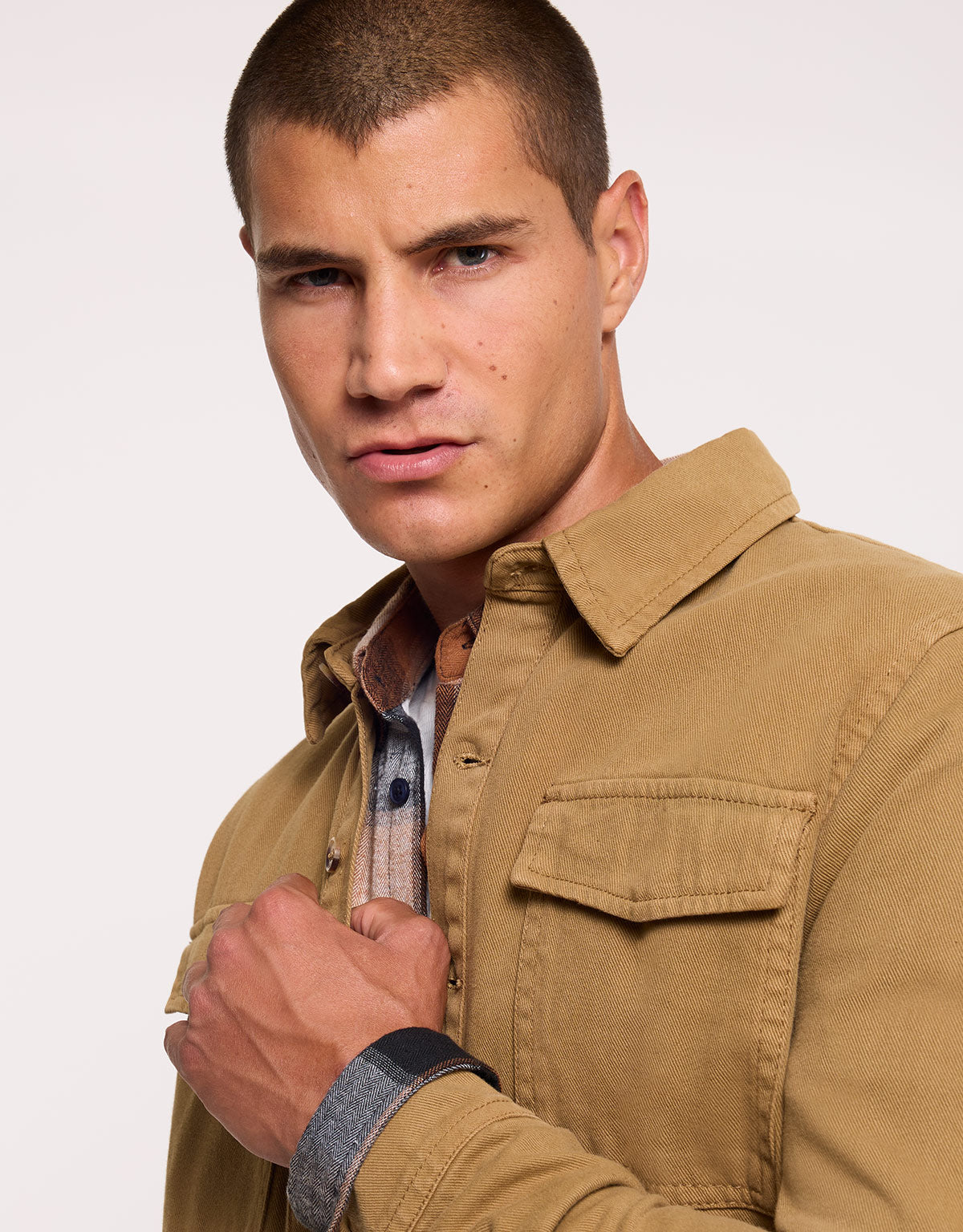 Sobrecamisa Marrón Ocre - Fito 2