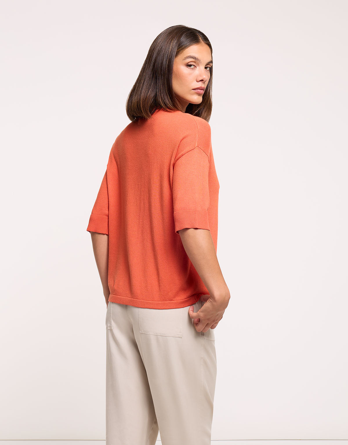 Short Sleeve Jumper Orange - Gratera II