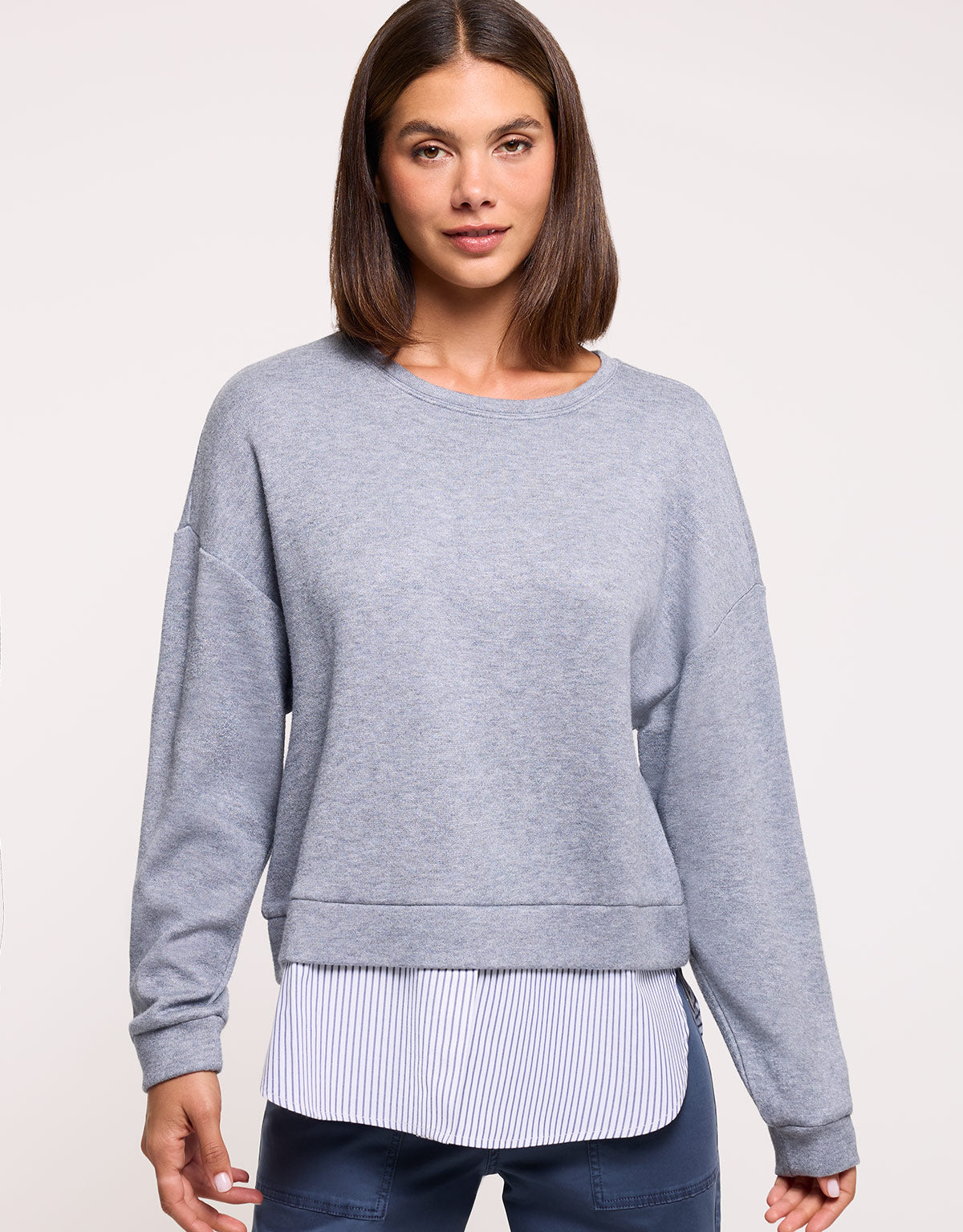 Sudadera Azul Jaspeada - Pisca 2