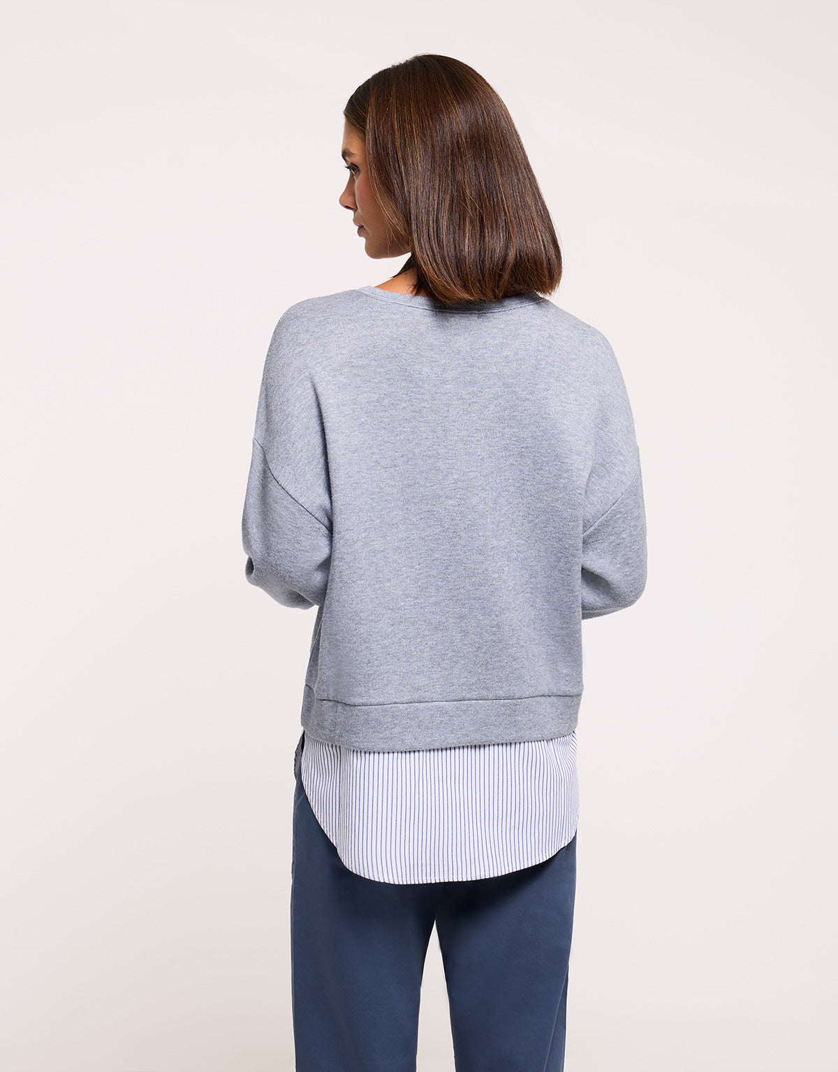 Sudadera Azul Jaspeada - Pisca 3