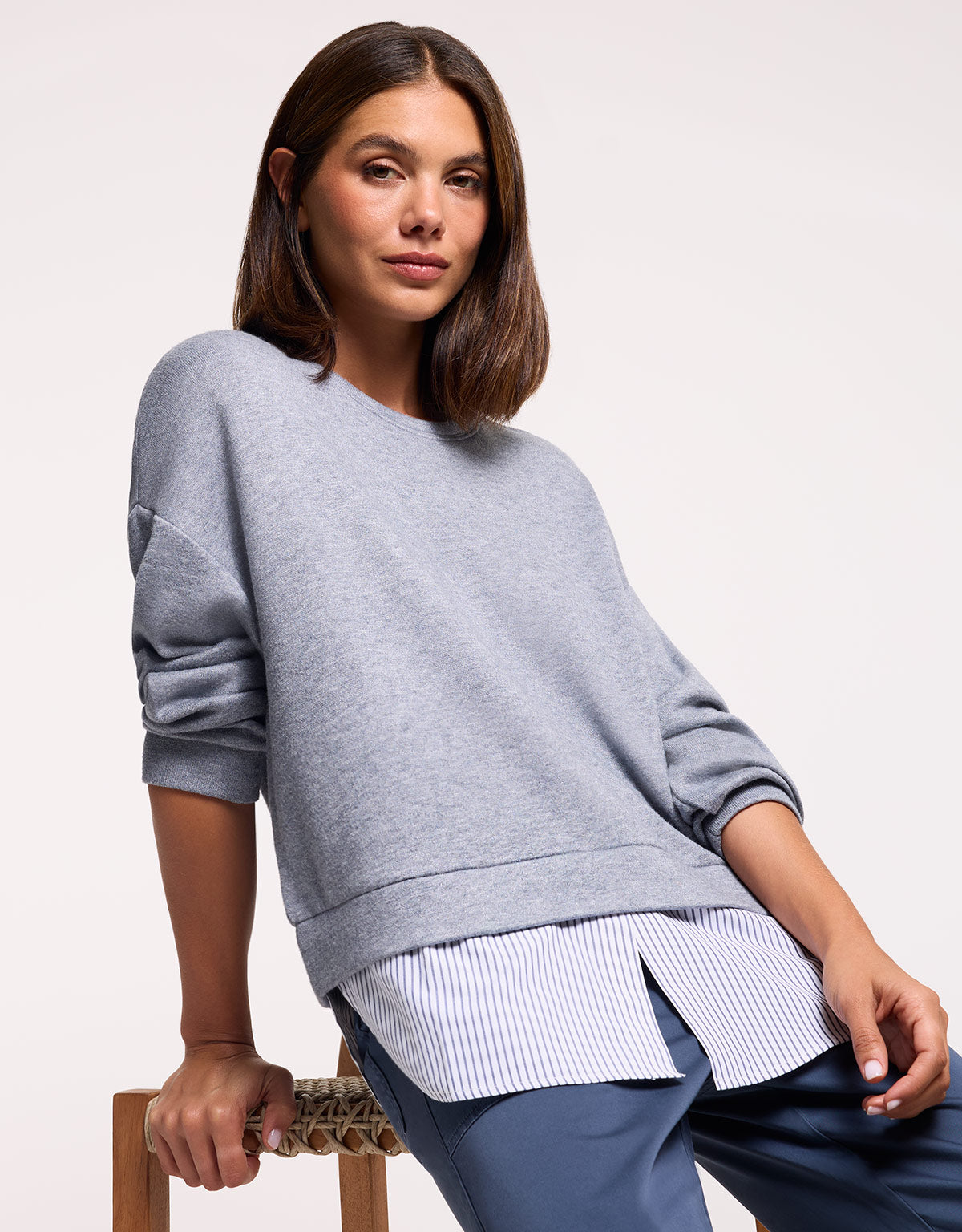 Sudadera Azul Jaspeada - Pisca 6