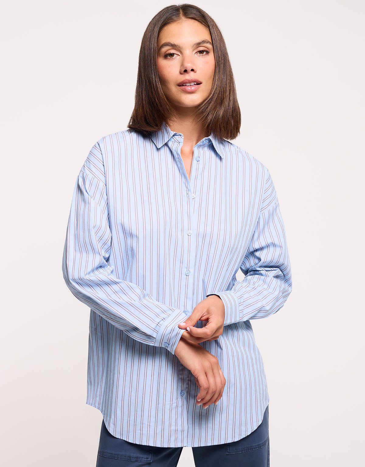 Camisa Manga Larga Azul - Cusco