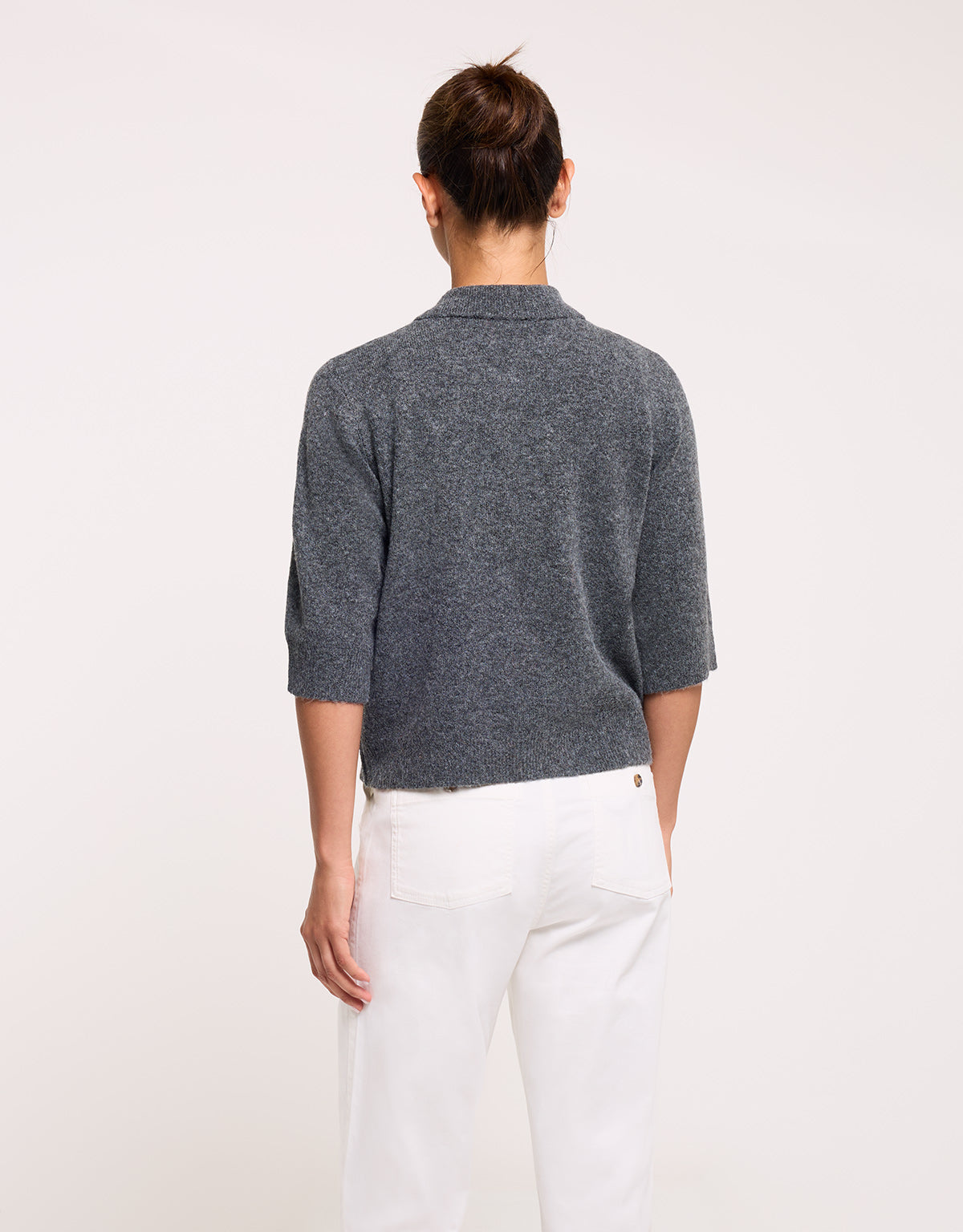 Jersey Manga Corta Gris - Sullana 3