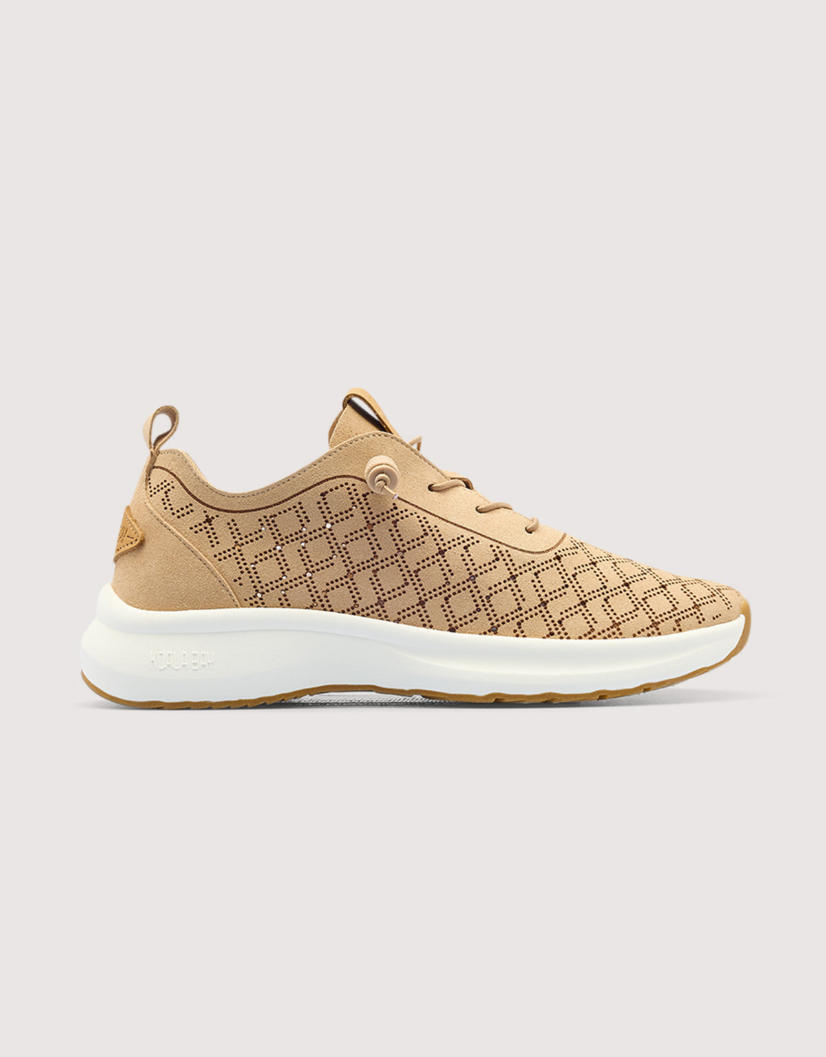 Camel Perforated Sneaker - Sunny