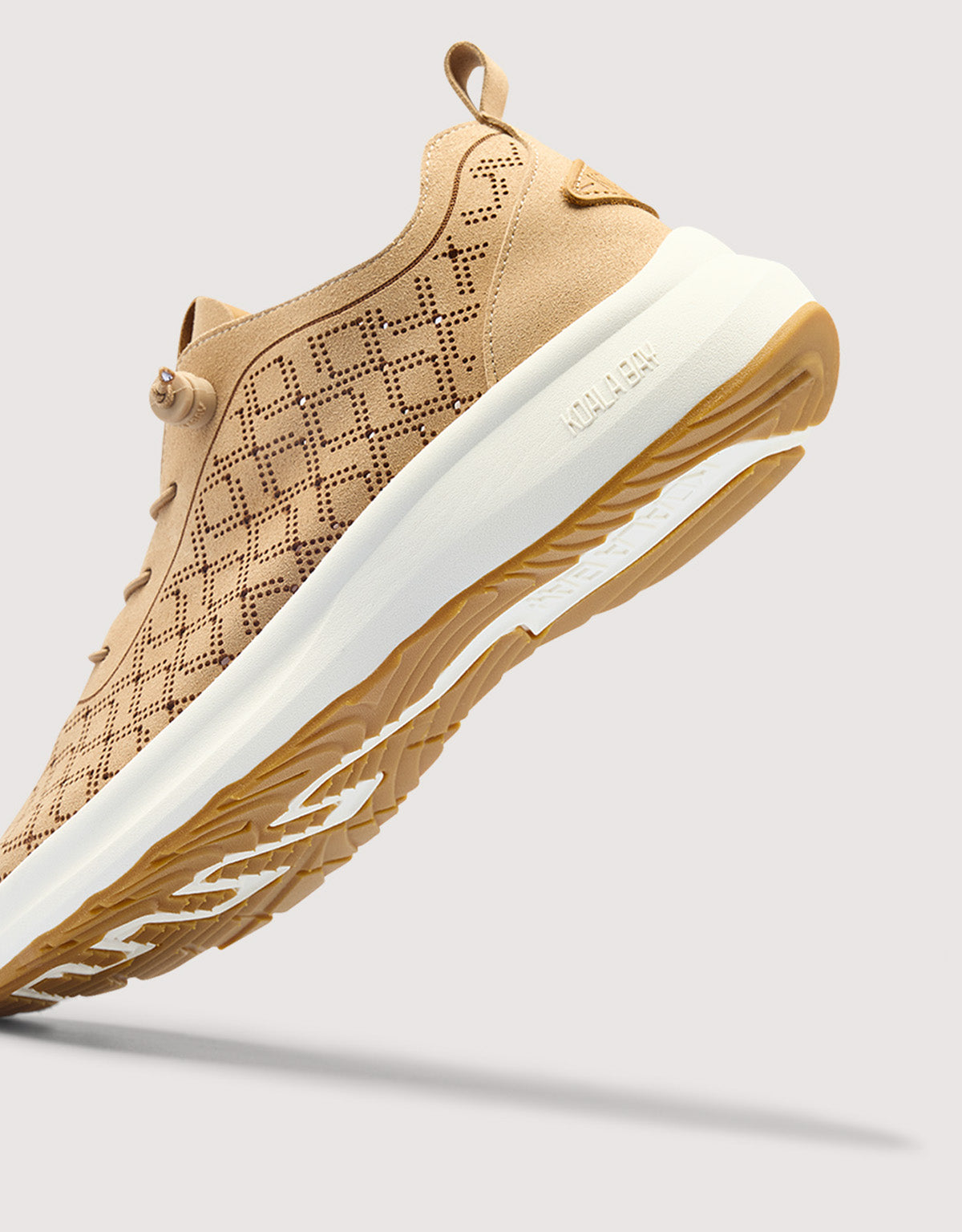 Camel Perforated Sneaker - Sunny