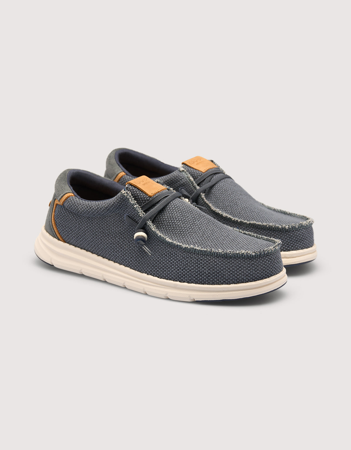 Navy Wallabee Casual Shoes - Koa