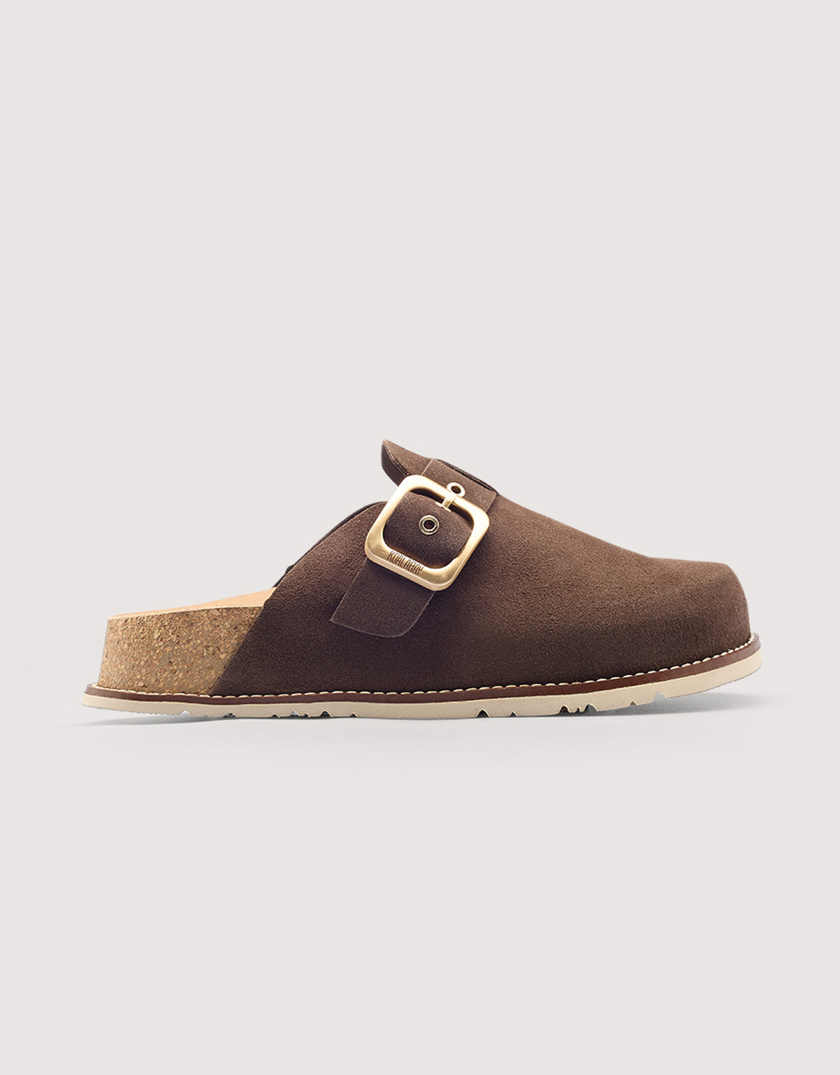 Brown Flat Clog - Tudela