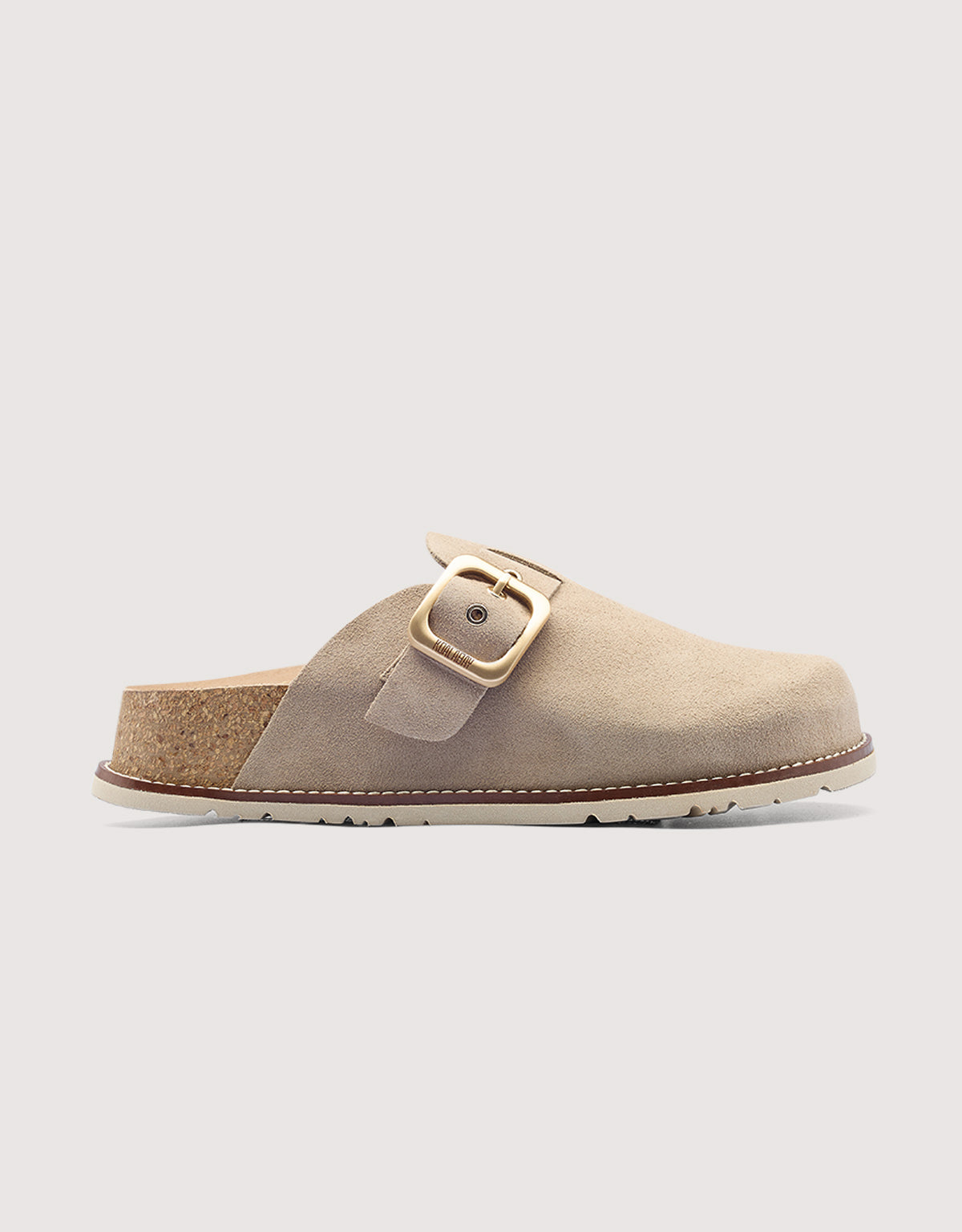 Grey Flat Clog - Tudela