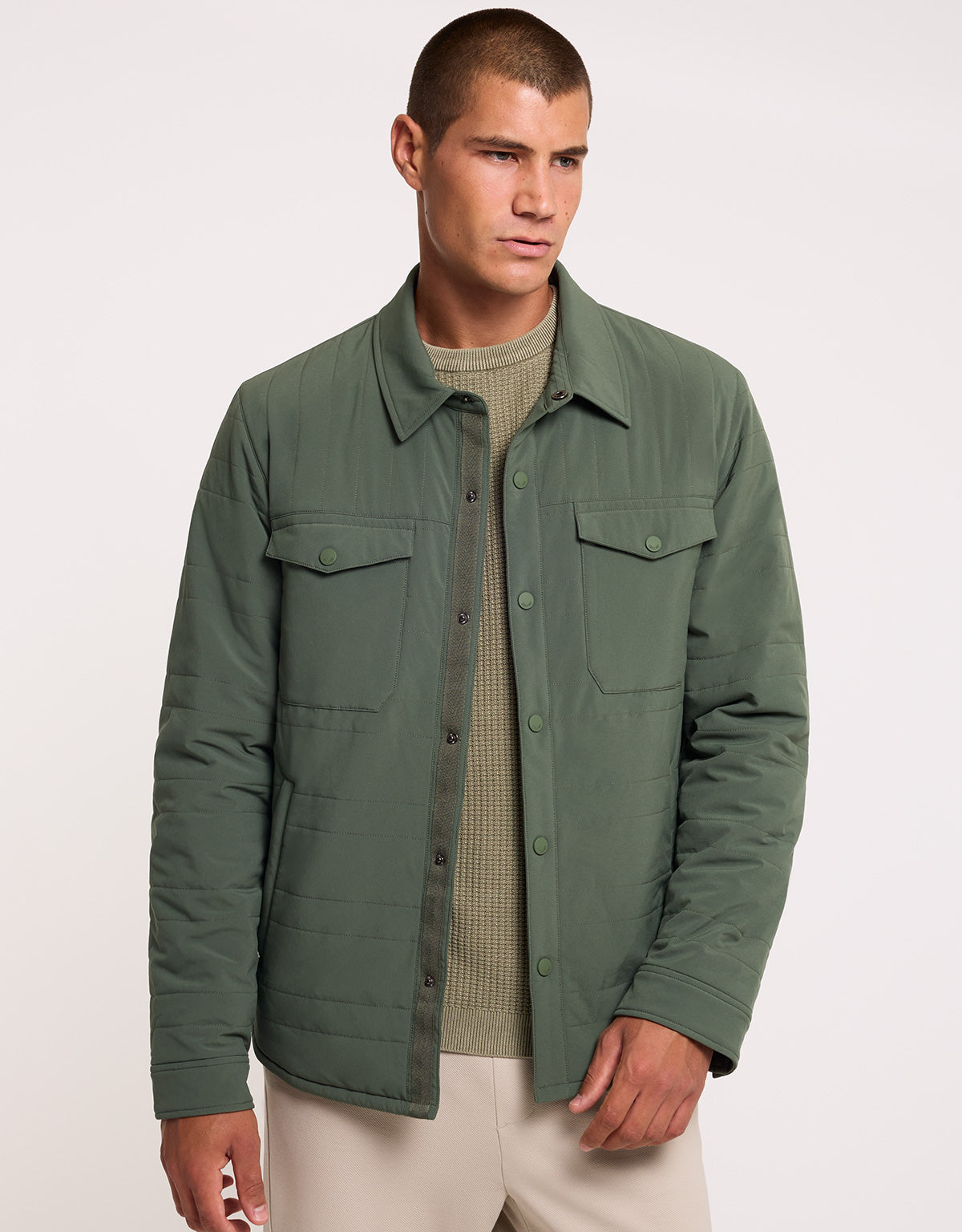 Chaqueta Caqui - Luvano 2
