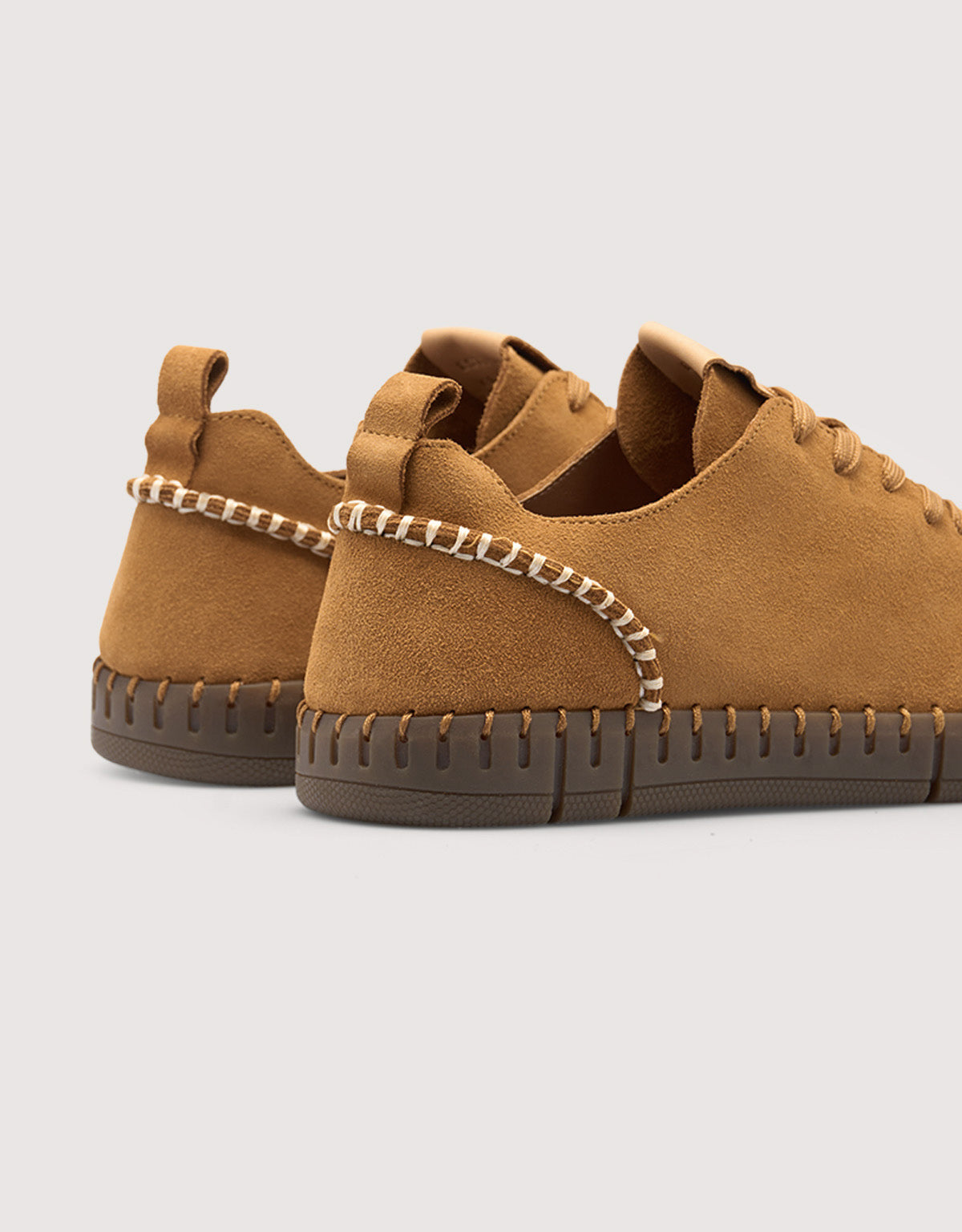 Camel Suede Trainers - Tania