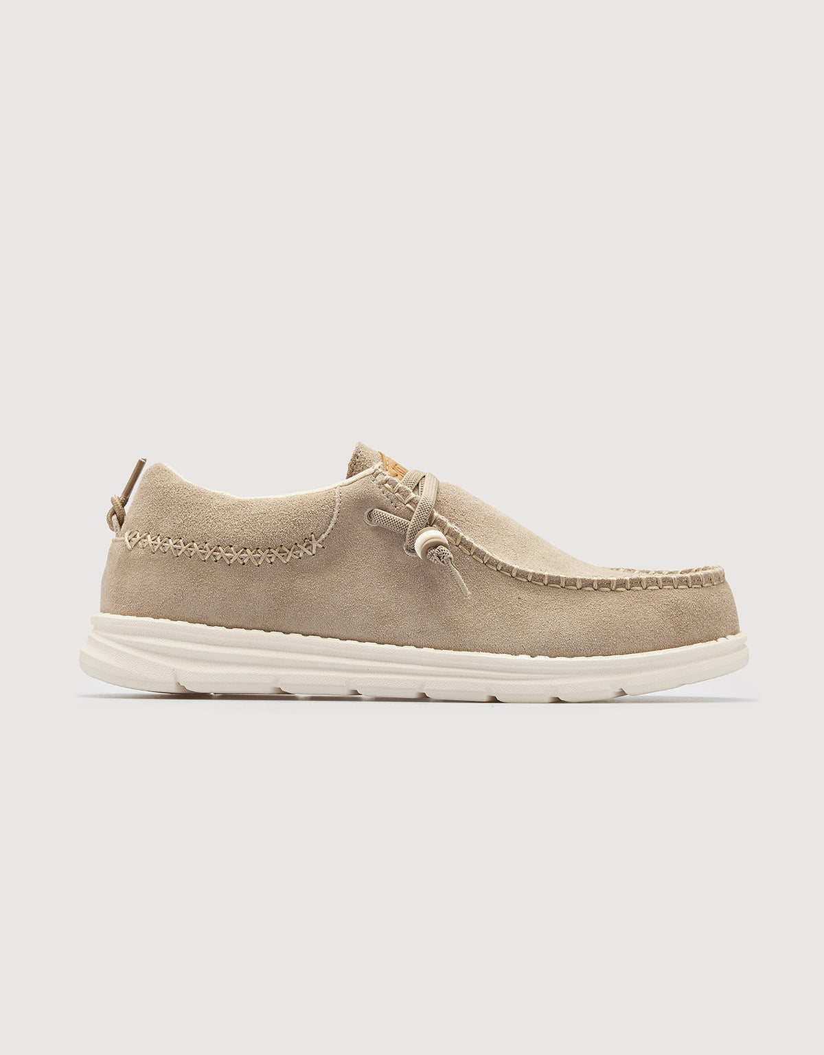 Taupe Suede Casual Loafers - Mullilah