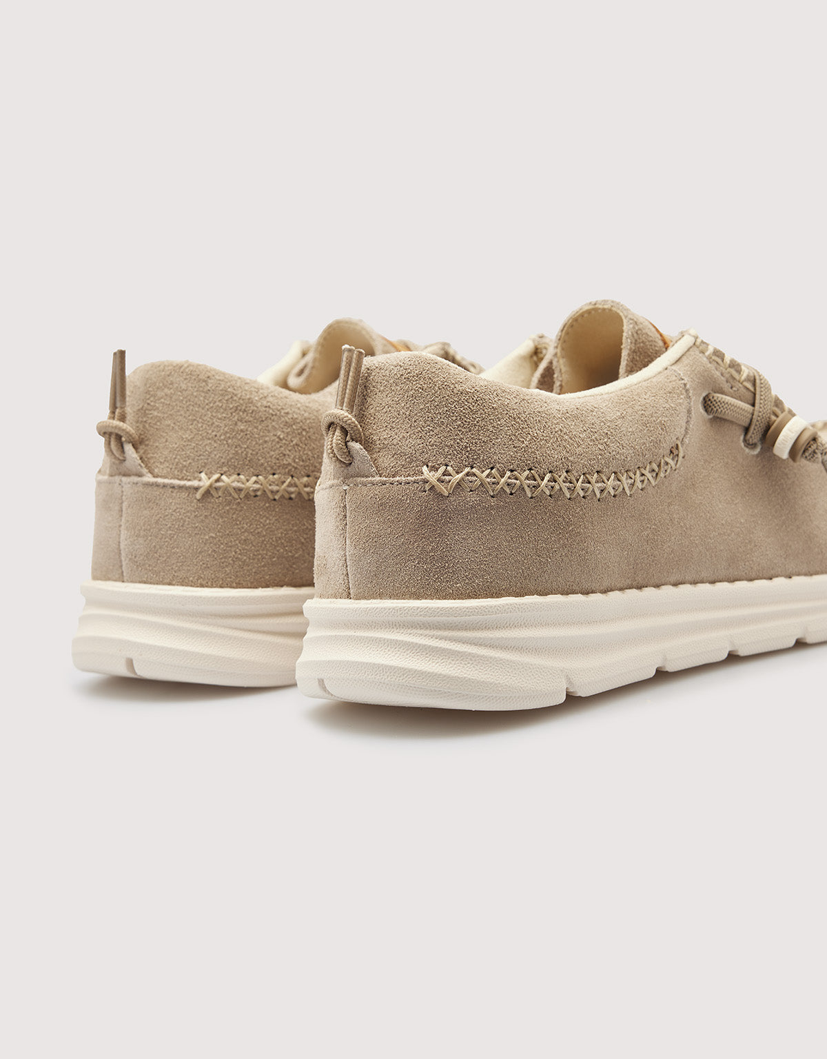 Taupe Suede Casual Loafers - Mullilah