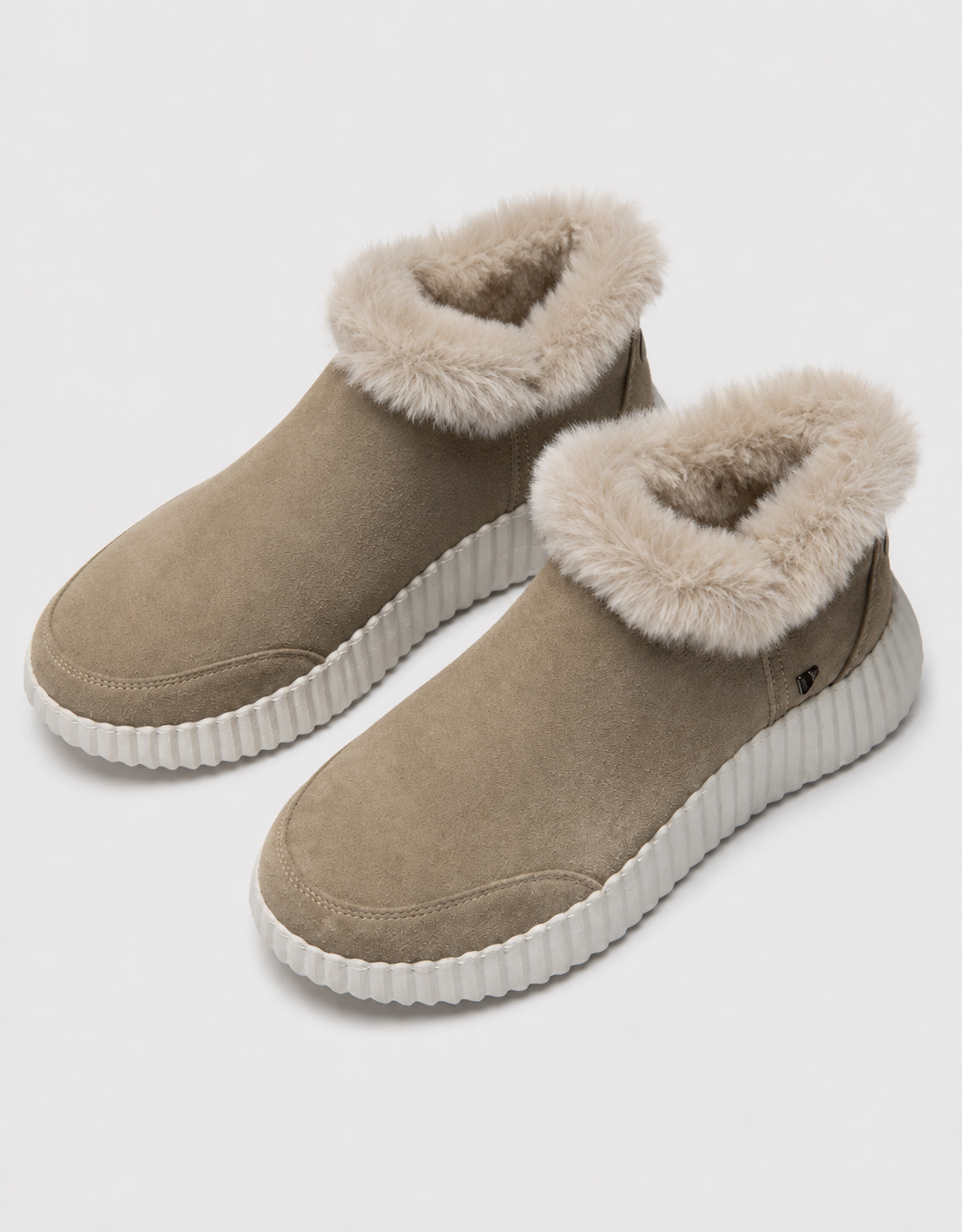 ACTIVATE Beige Suede Ankle Boots - Allesia