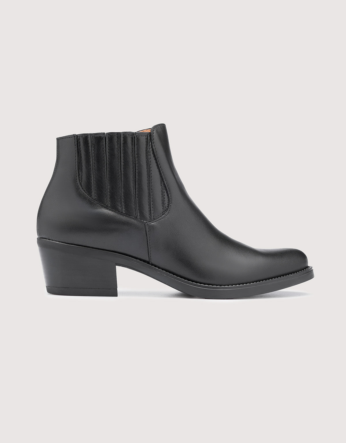 Botín Piel Negro - Tex