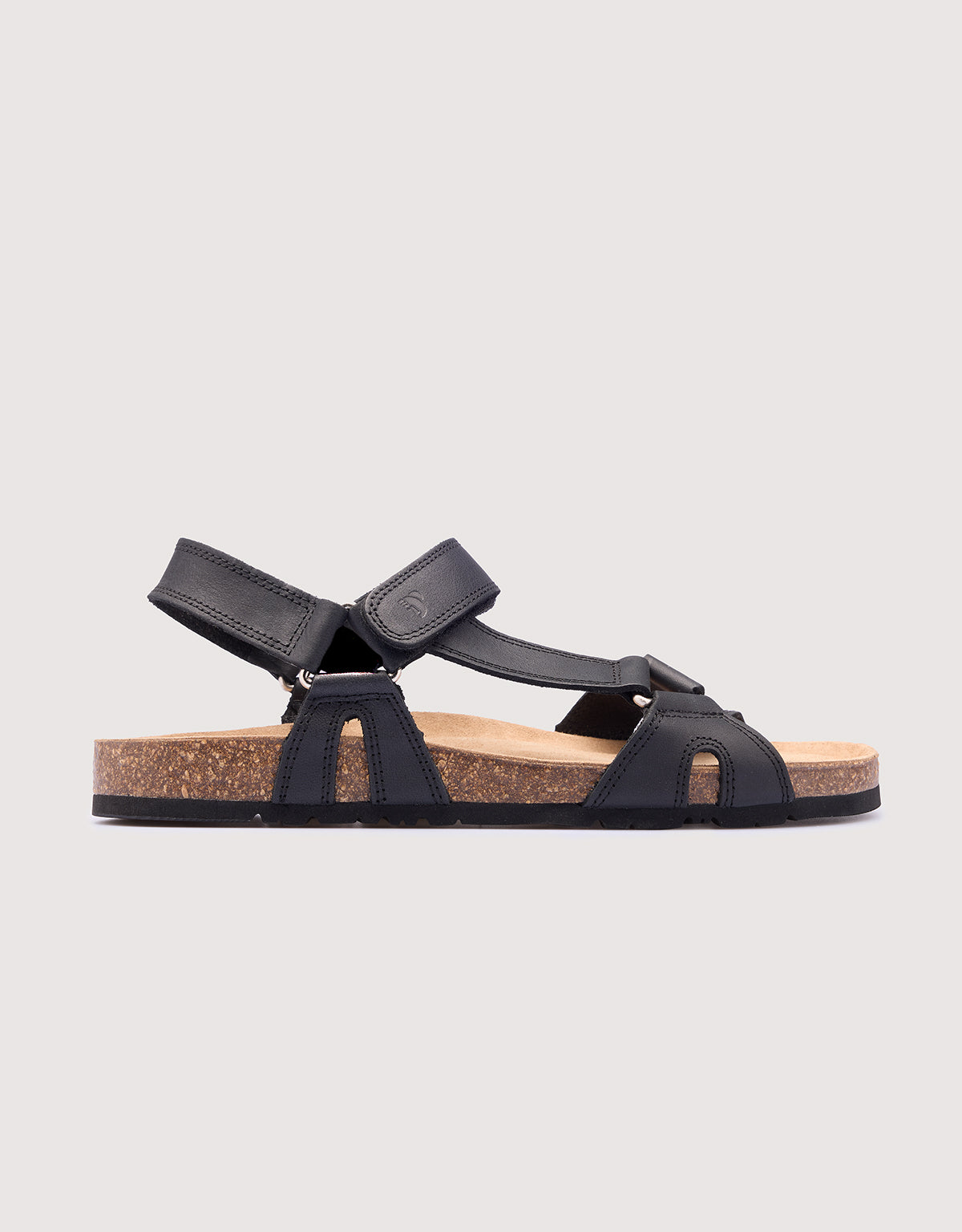 Black Bio Leather Sandal – Atacama