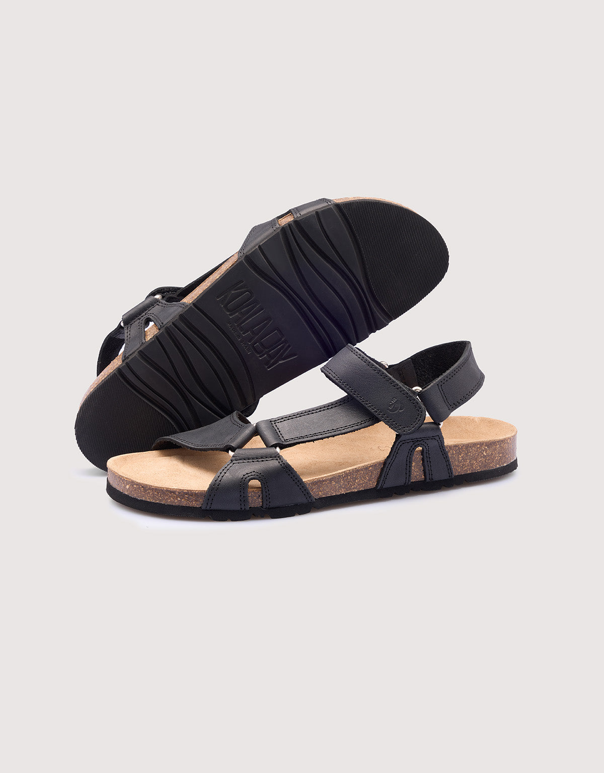 Black Bio Leather Sandal – Atacama