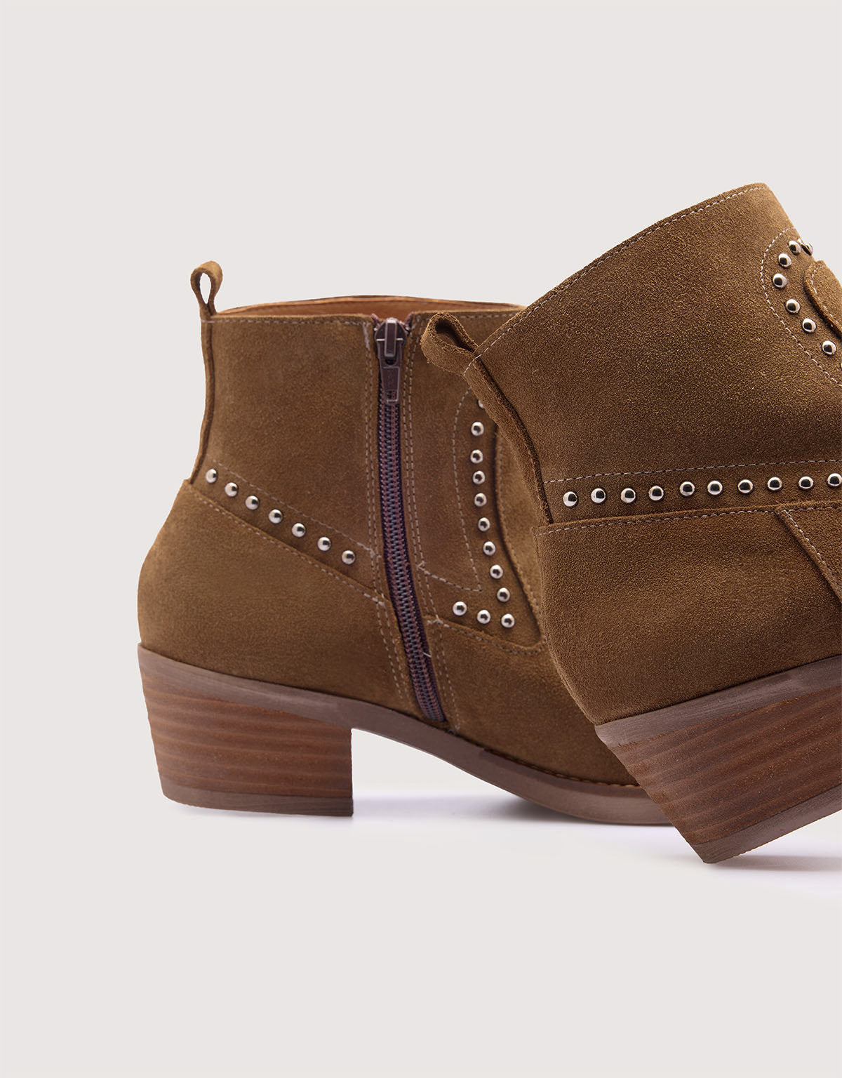 Brown Suede Ankle Boots - Dallas