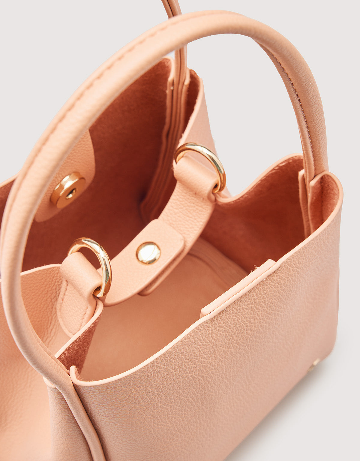 Pink Crossbody Bag with Handles - Bloom