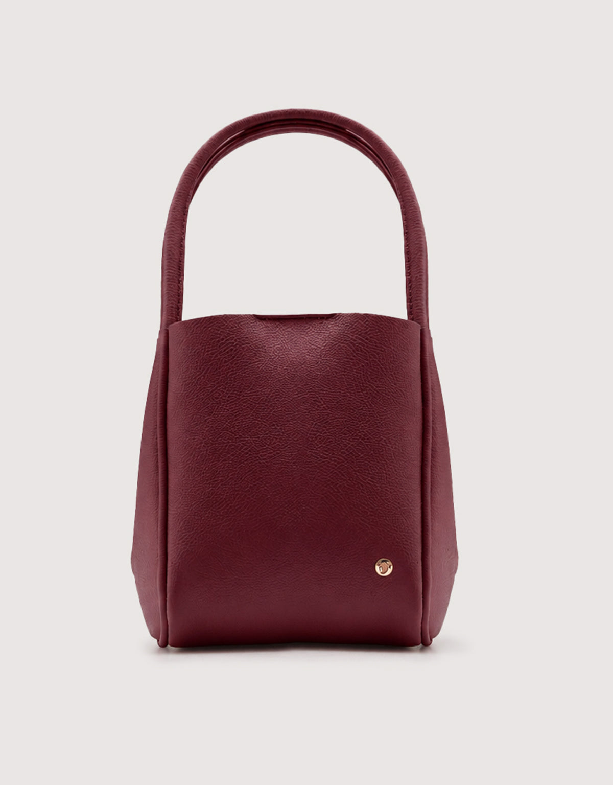 Burgundy Crossbody Bag with Handles - Bloom