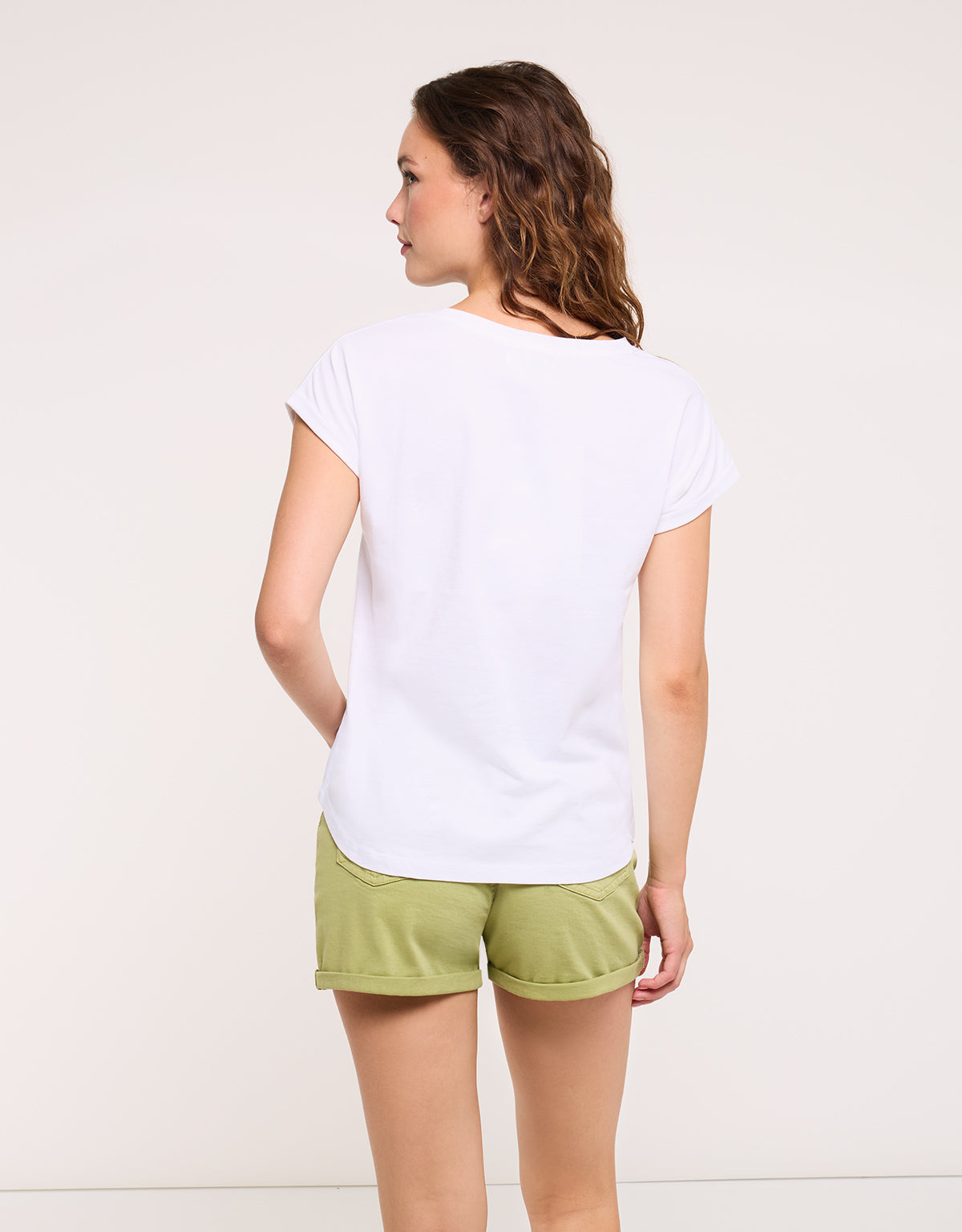 Camiseta Manga Corta Blanco - Mostang 4