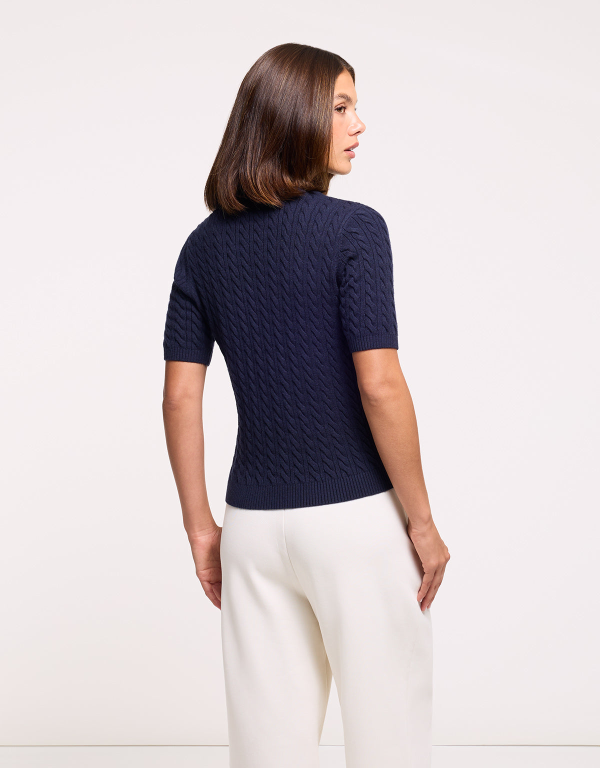Jersey Manga Corta Azul Marino - Tessa 3