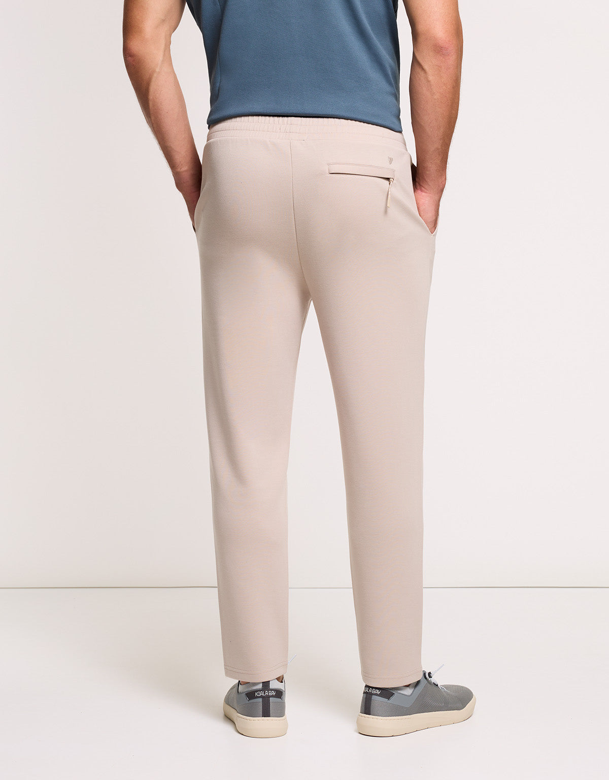 Long Beige Trousers - April