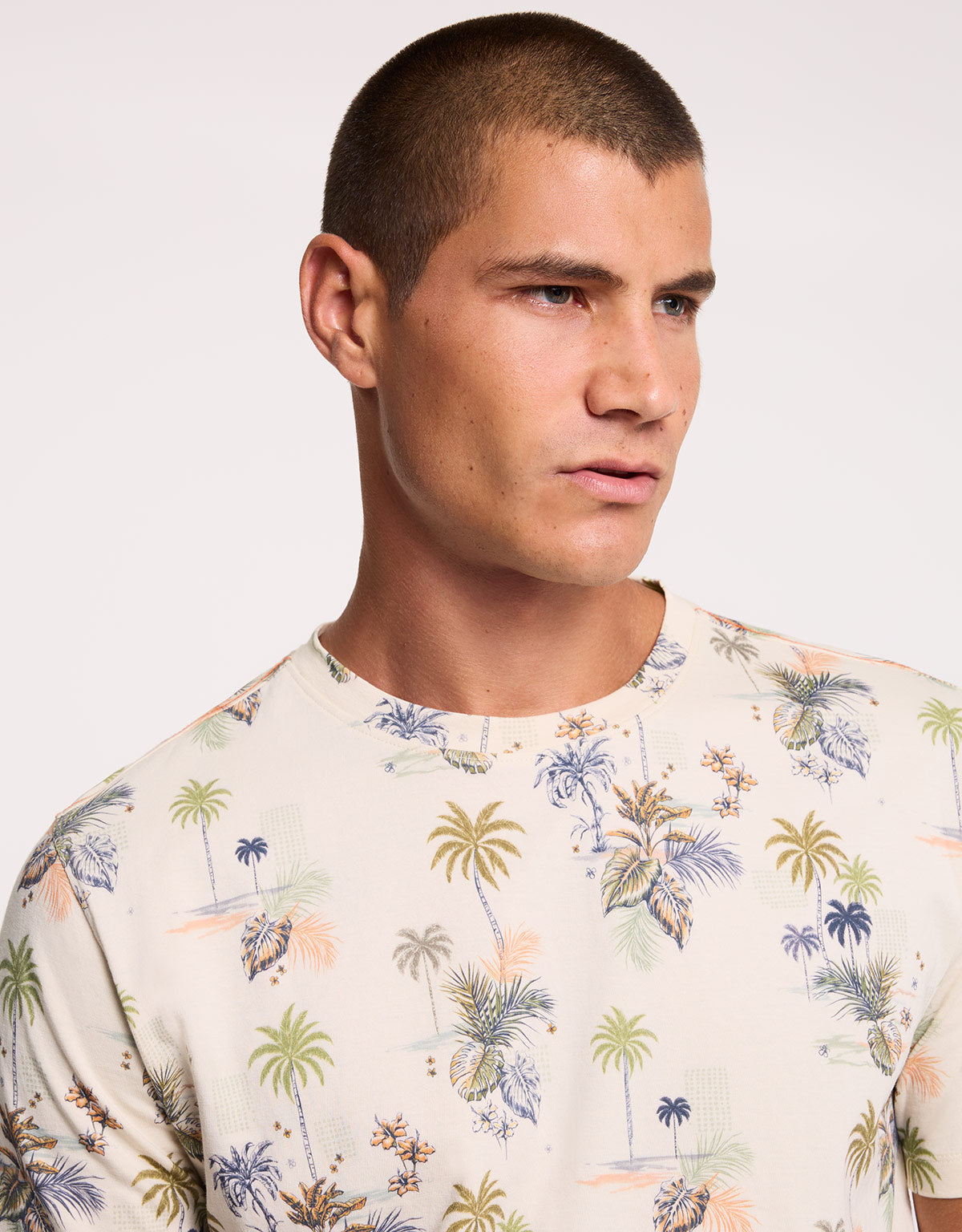 Camiseta Manga Corta Beige - Mauka 4