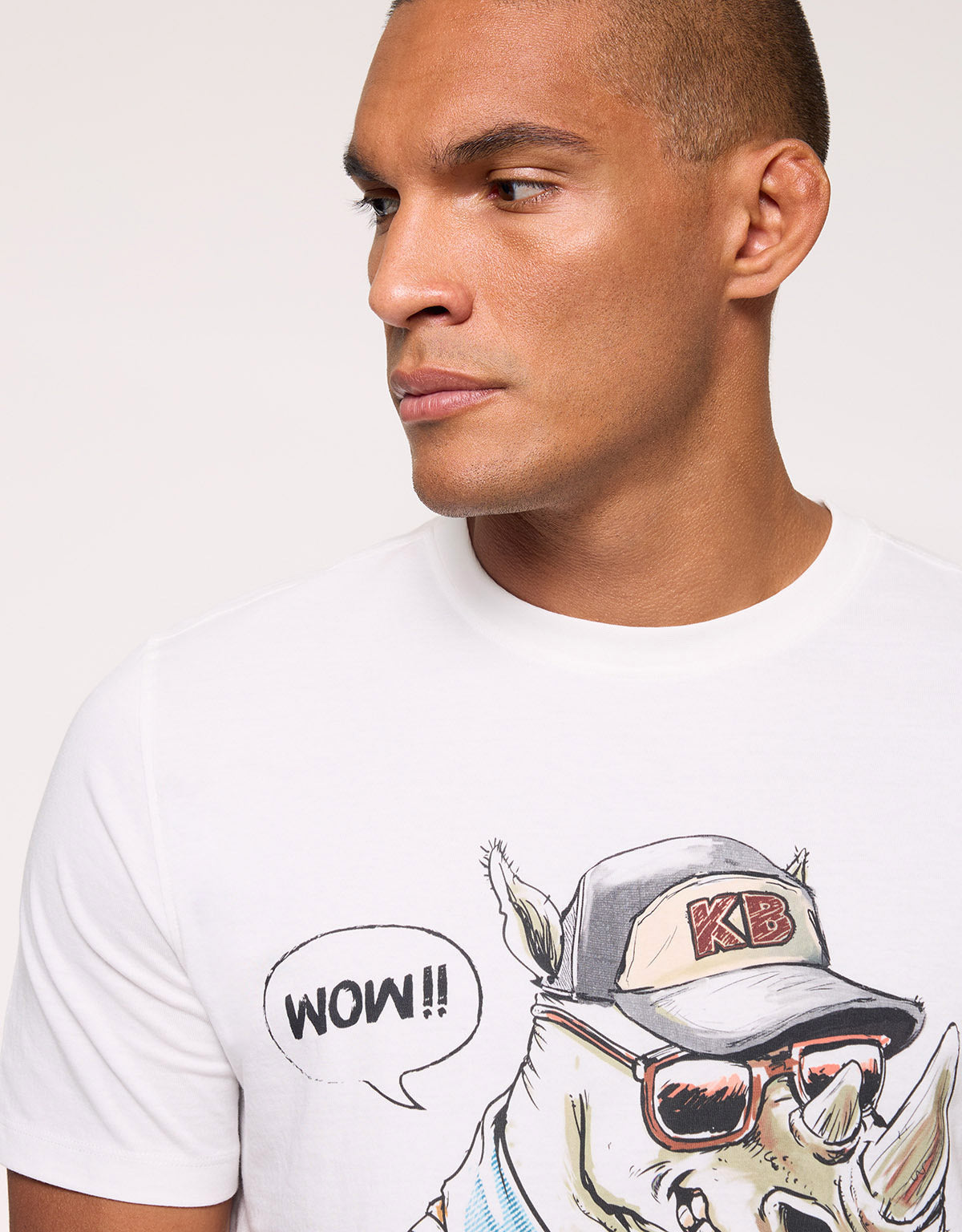 Camiseta Manga Corta Beige - Rinio 4