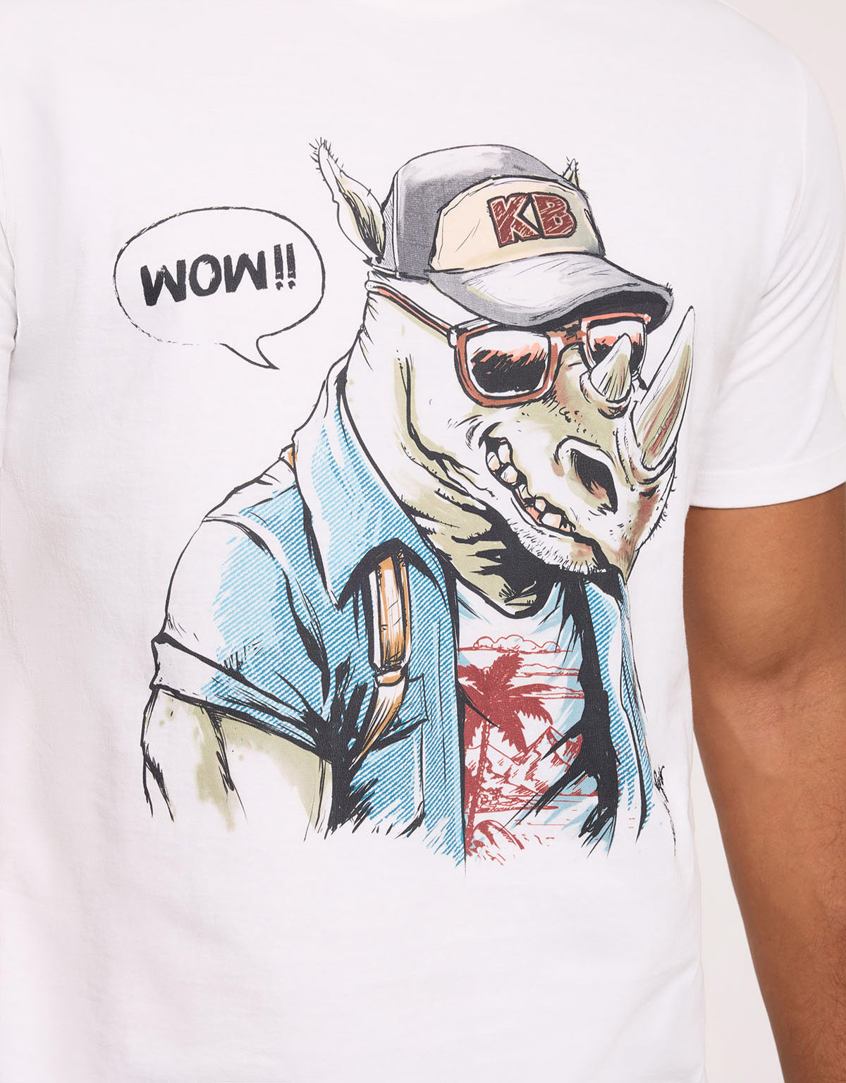 Camiseta Manga Corta Beige - Rinio 5