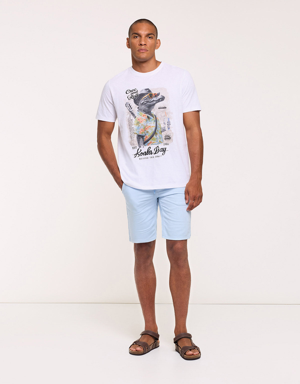White Short-Sleeve T-Shirt - Nuberu