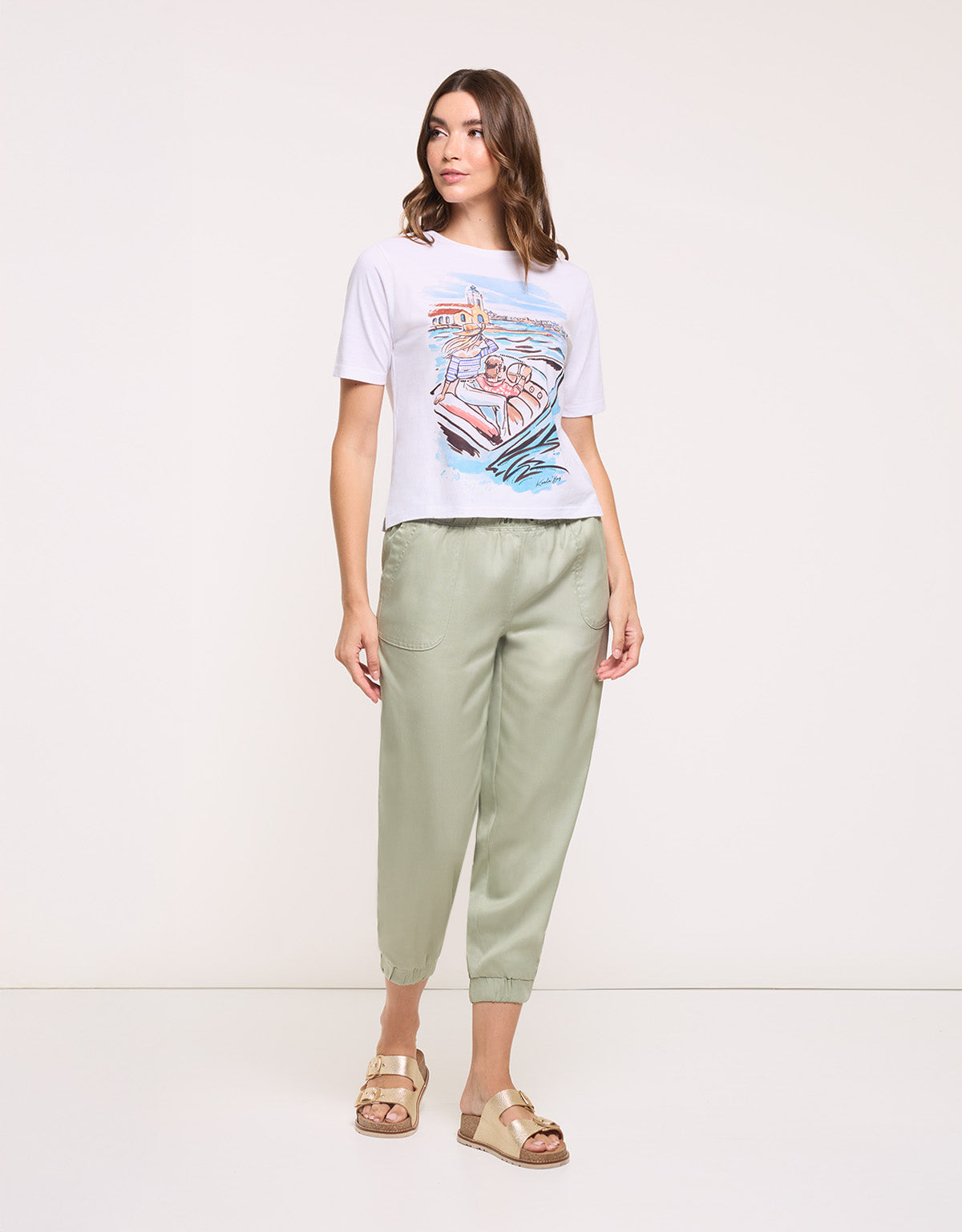 Camiseta Manga Corta Blanco - Figuyat 5