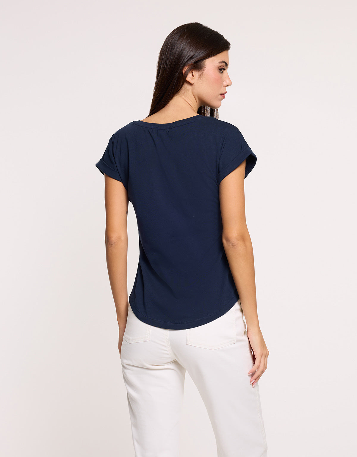 Camiseta Manga Corta Azul Marino - Bretonne 3