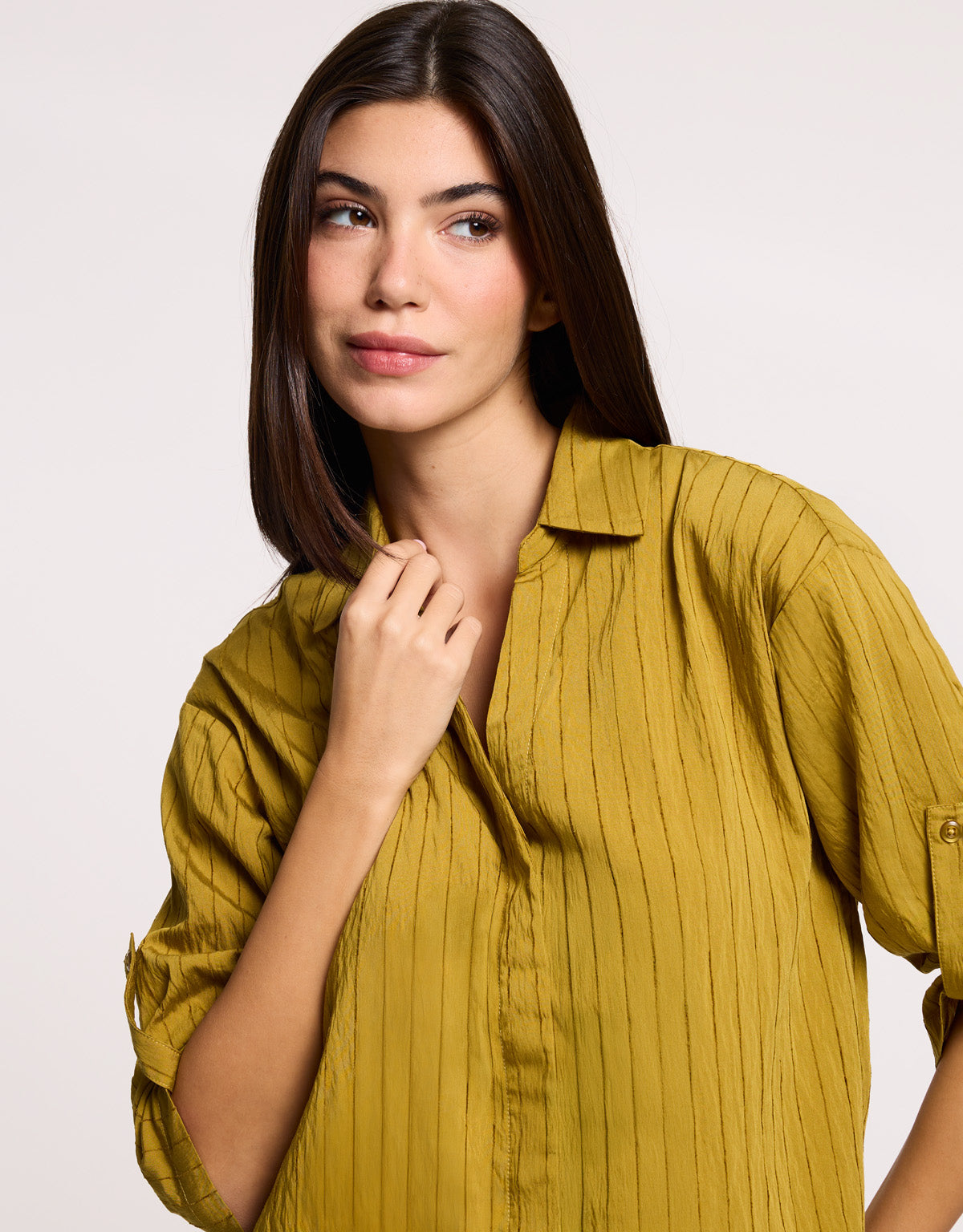 Camisa Manga Media Amarillo - Rayana 4