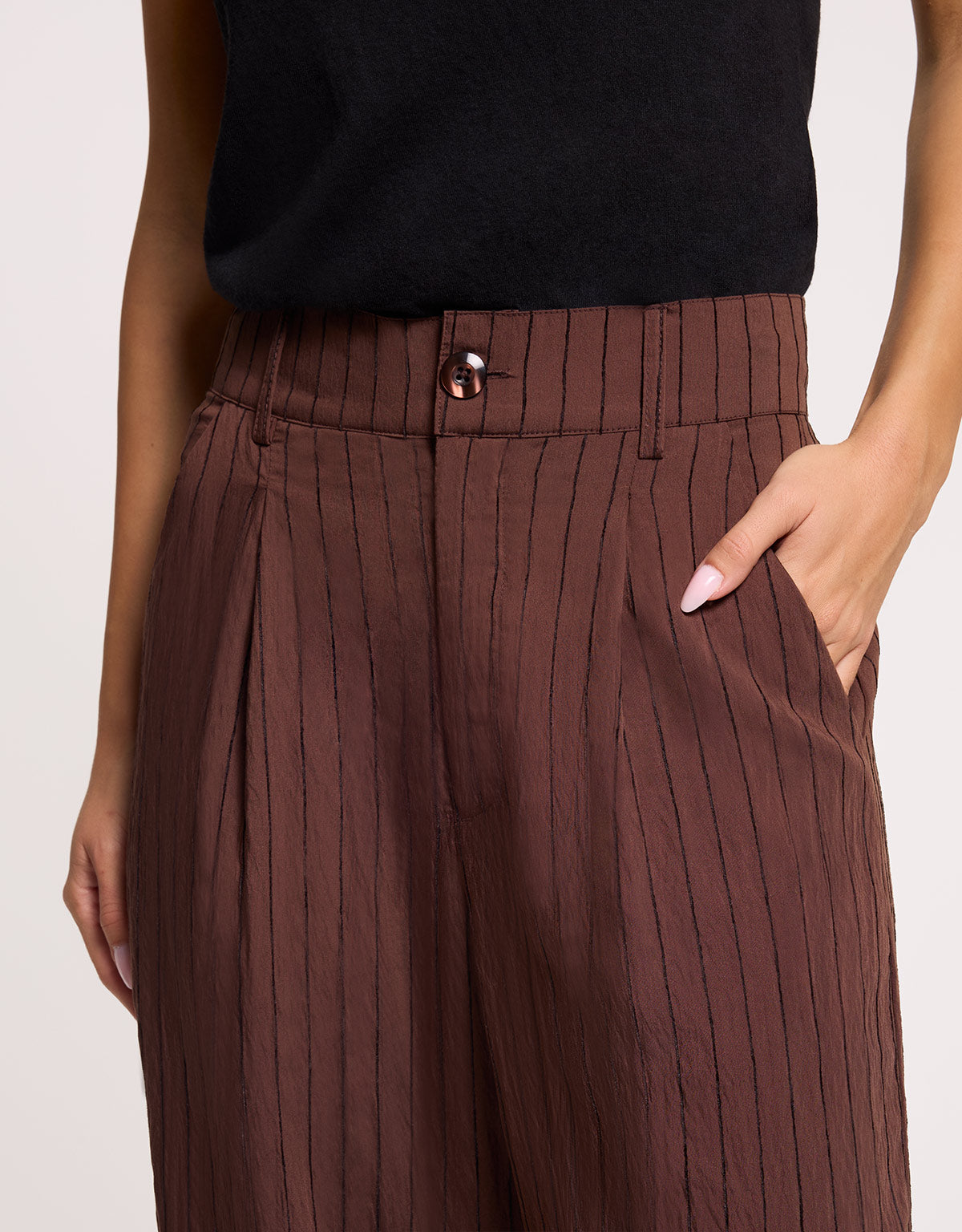 Pantalón Largo Marrón - Rayane 4
