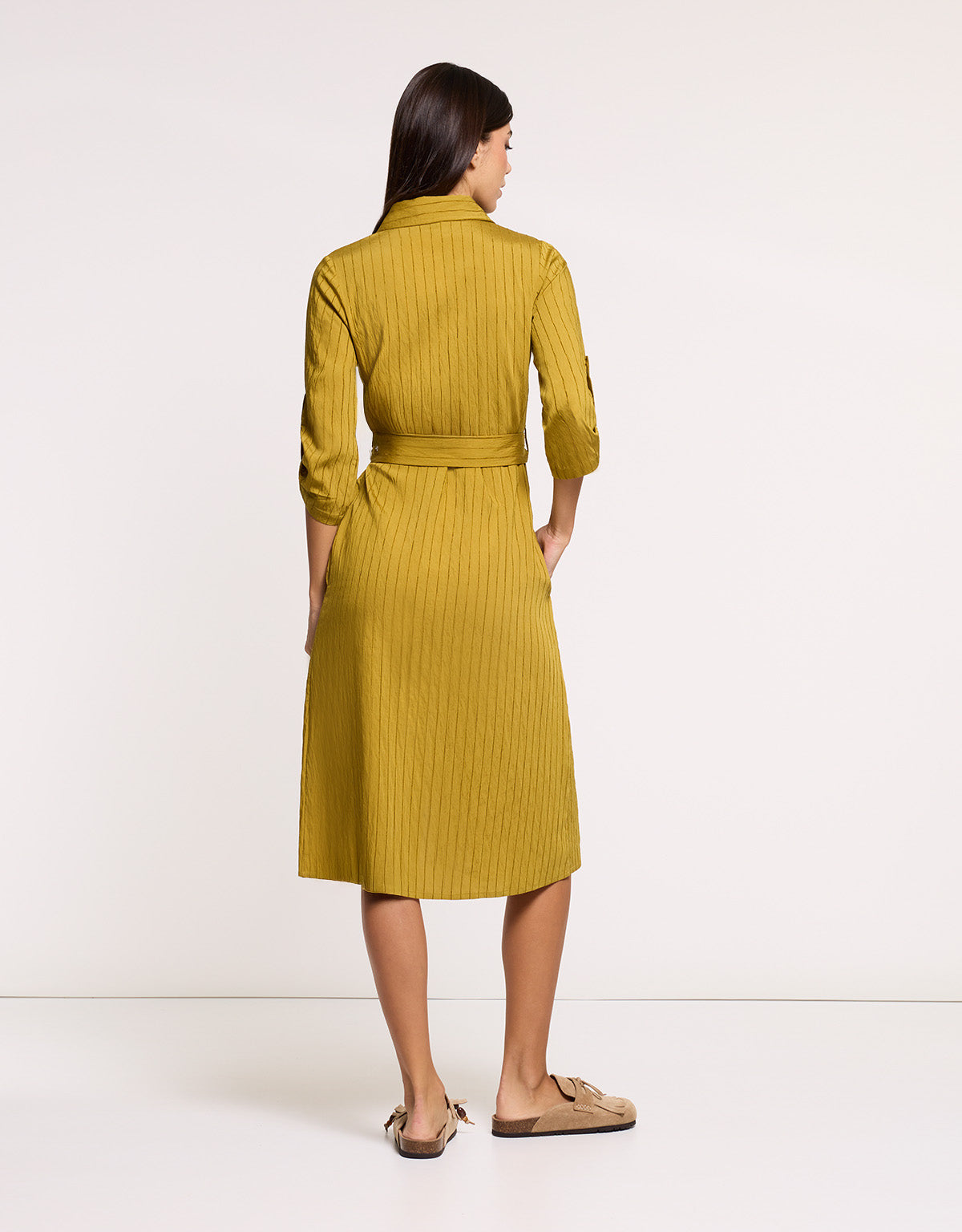 Vestido Midi Amarillo - Yanaris 3