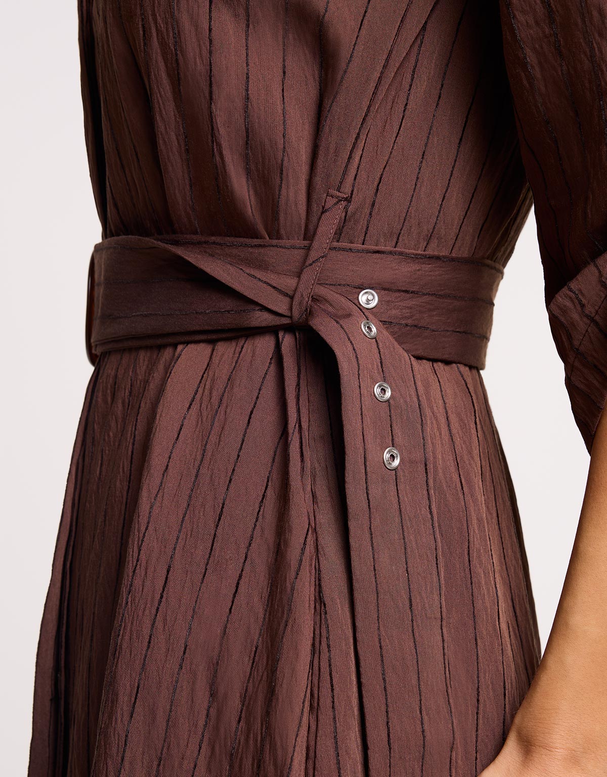 Vestido Midi Marrón - Yanaris 5