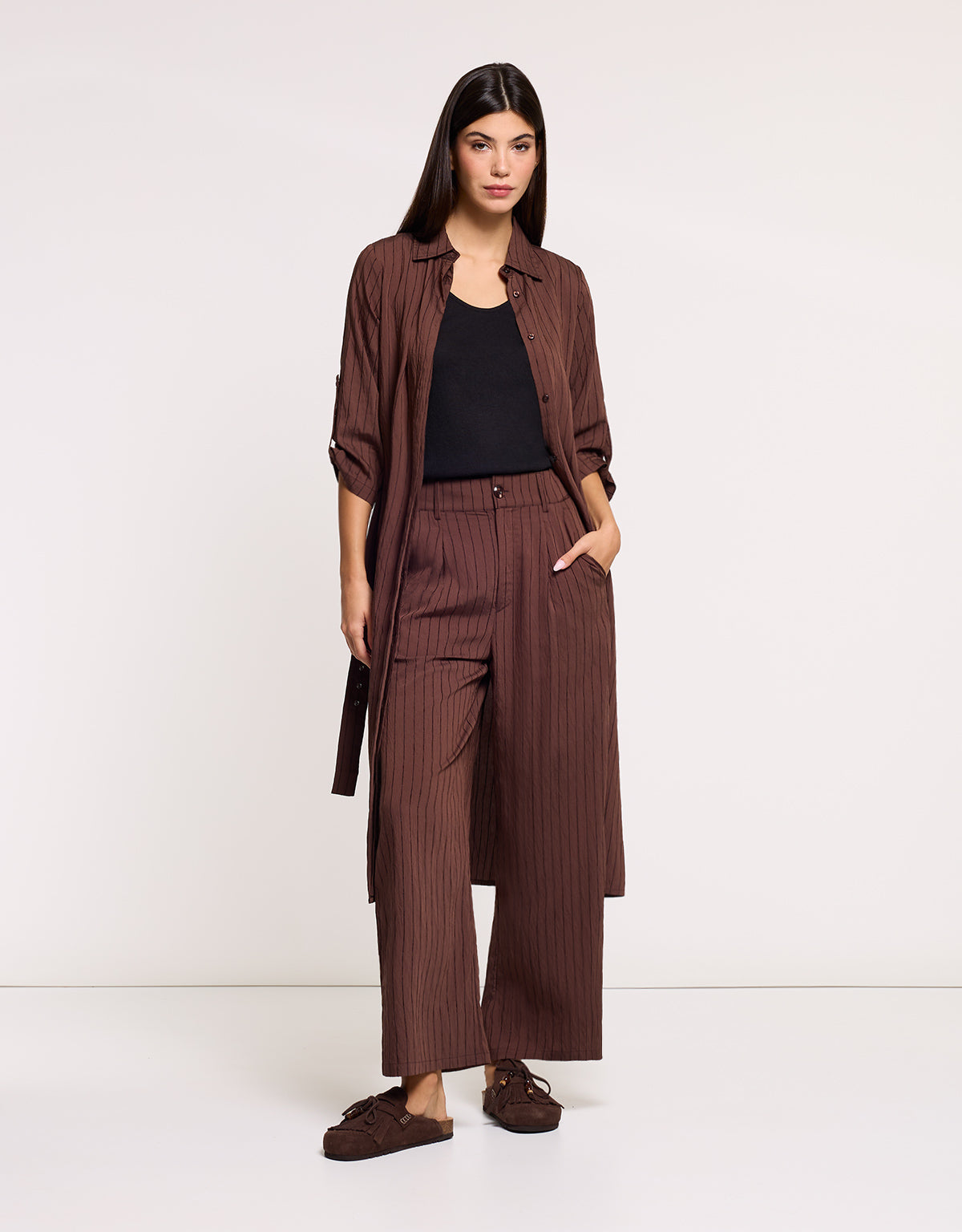 Vestido Midi Marrón - Yanaris 6