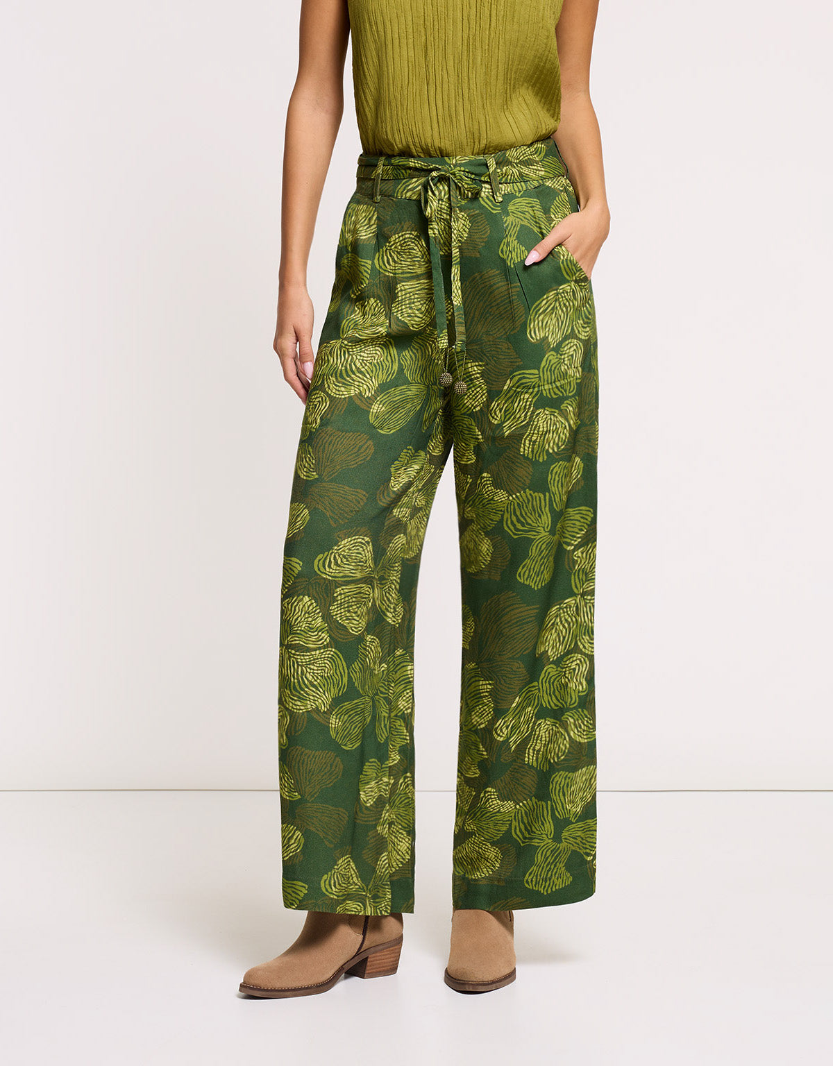 Pantalón Largo Verde - Greeny 1