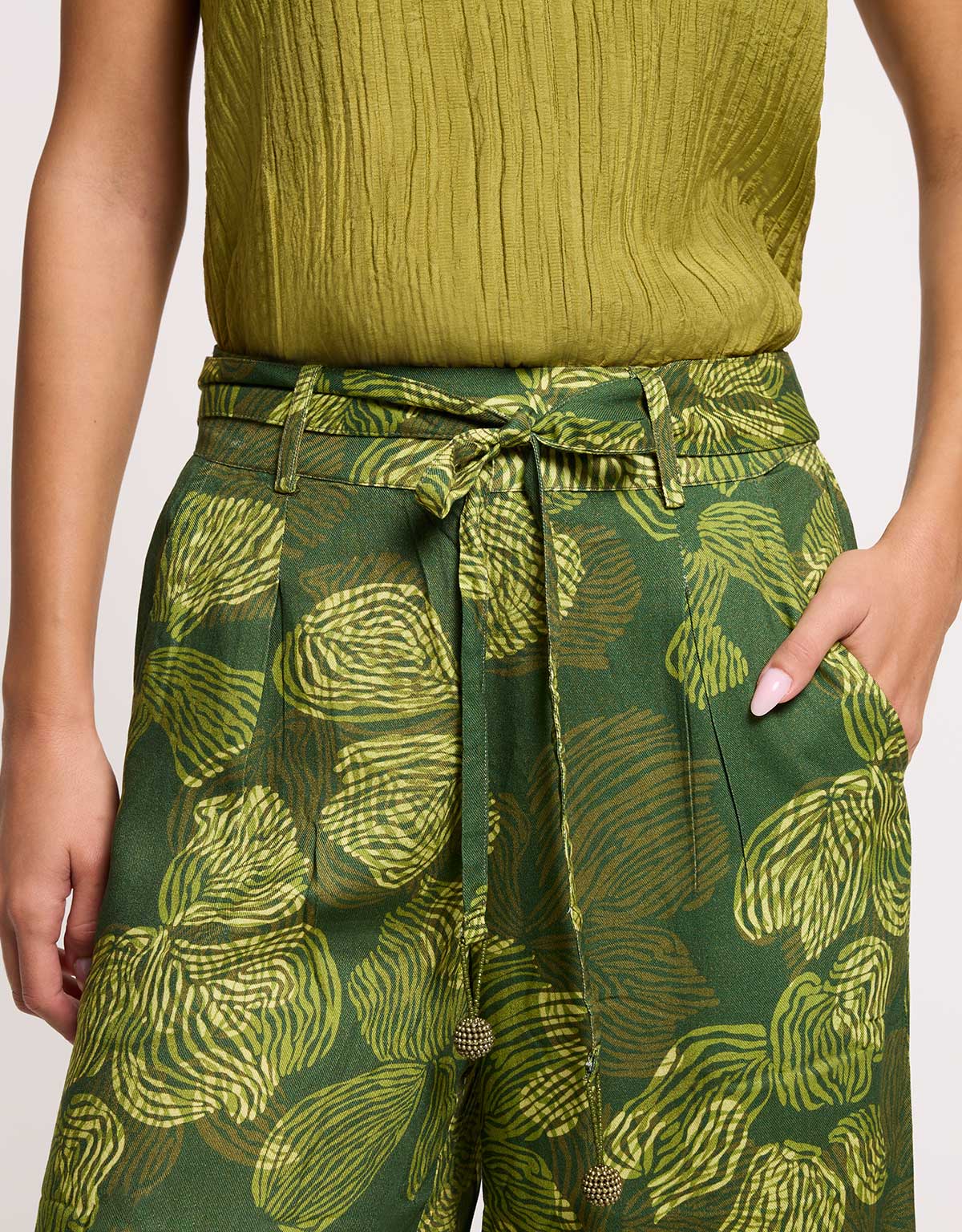 Pantalón Largo Verde - Greeny 4