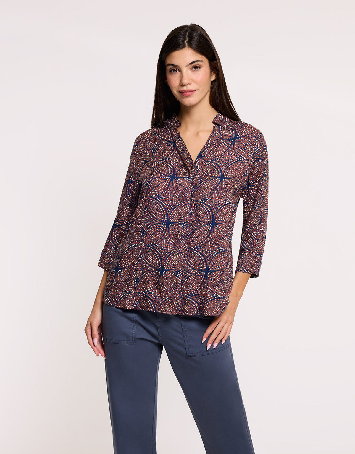 Camisa Manga Larga Azul Marino - Arkin 1