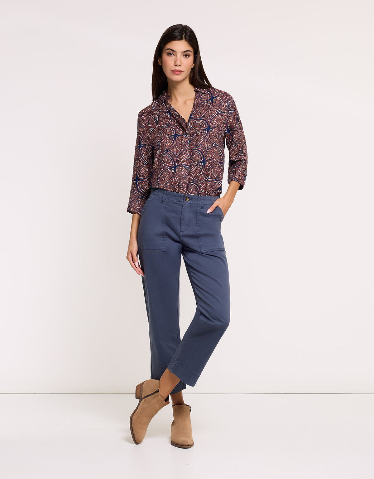 Camisa Manga Larga Azul Marino - Arkin 5