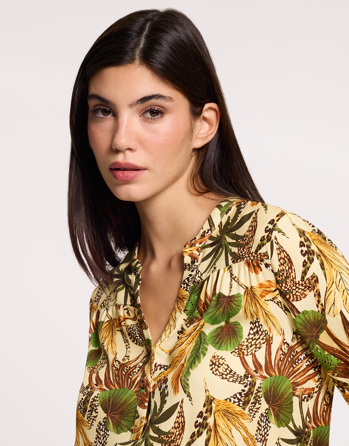 Blusa Manga Larga Multicolor - Botany 4