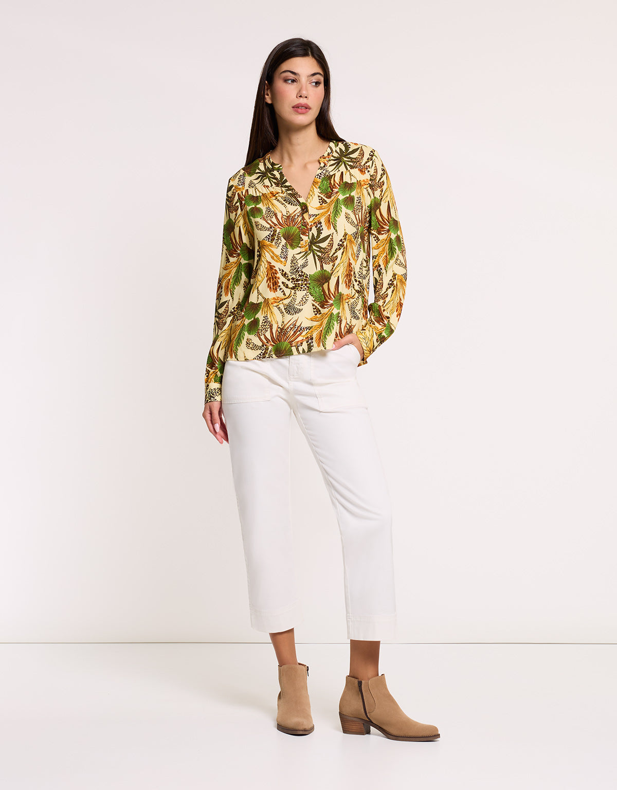 Blusa Manga Larga Multicolor - Botany 5