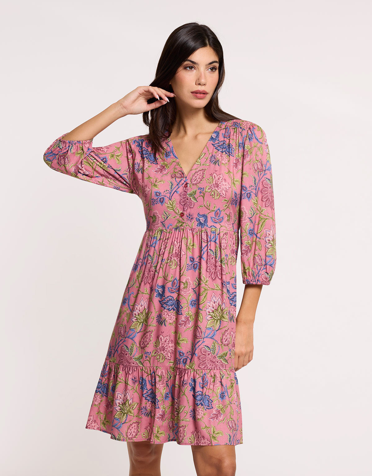 Vestido Corto Rosa - Johnny 1