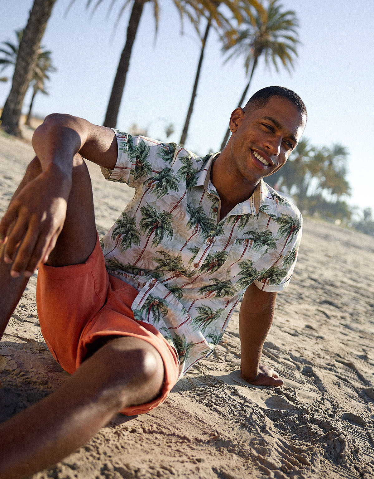 Short Sleeve Shirt White - Vegaspalm