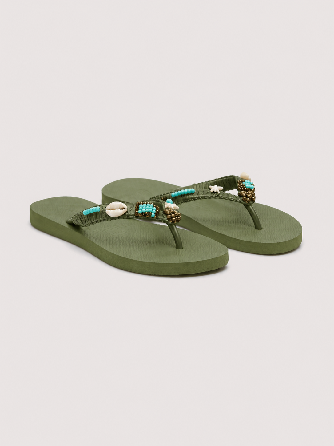Khaki Toe Thong - Bora Bora