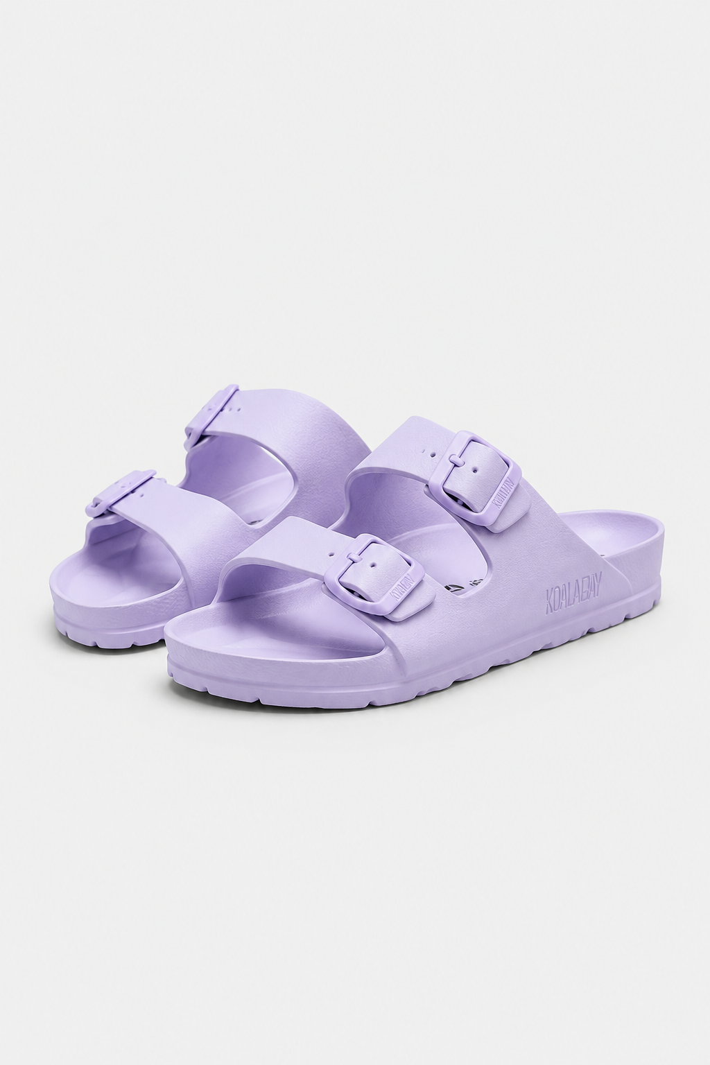 Lavender Buckle Sandals - Kauai